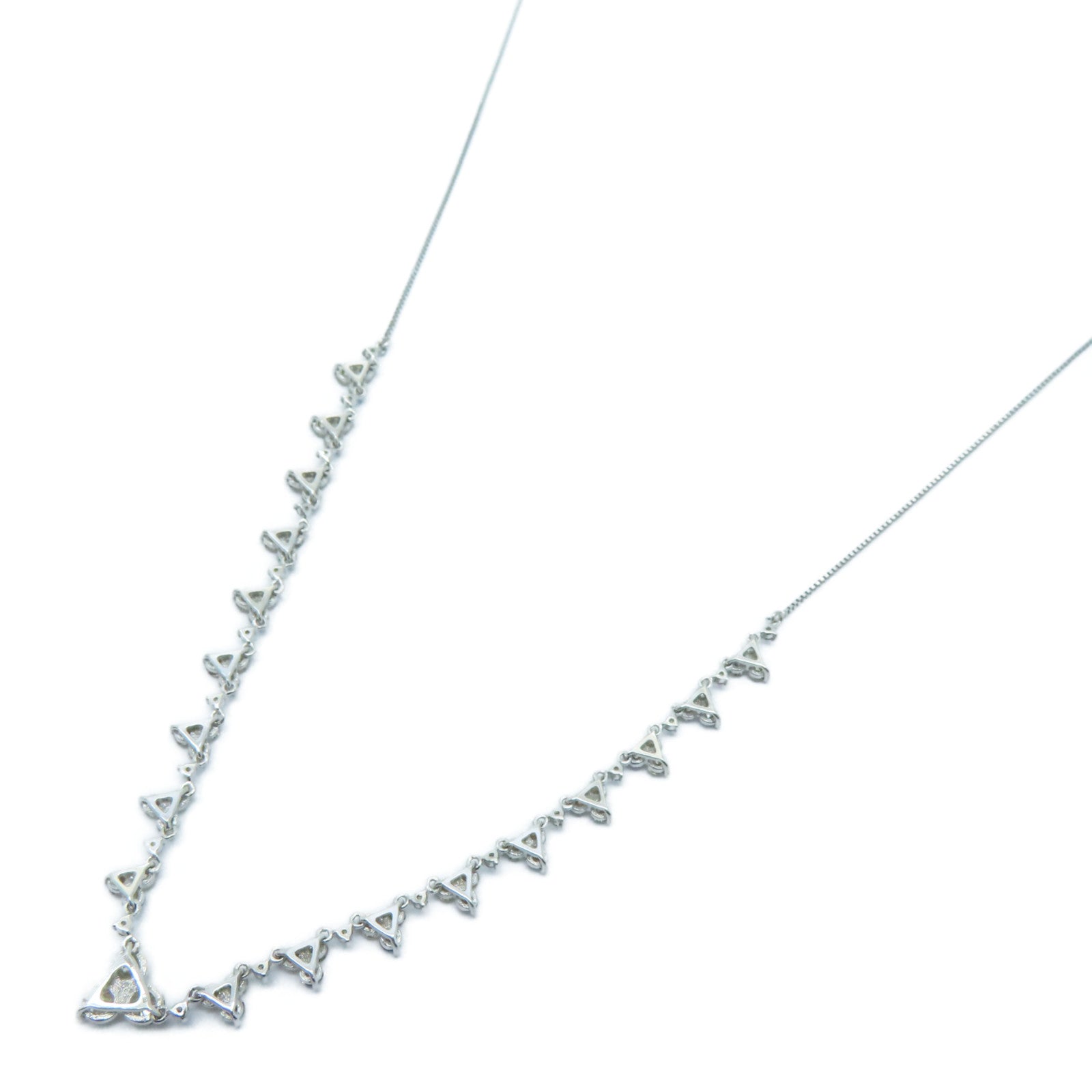 JEWELRY 【激減優惠】18K白金Diamond Necklace 1.830ct鑽石項鍊