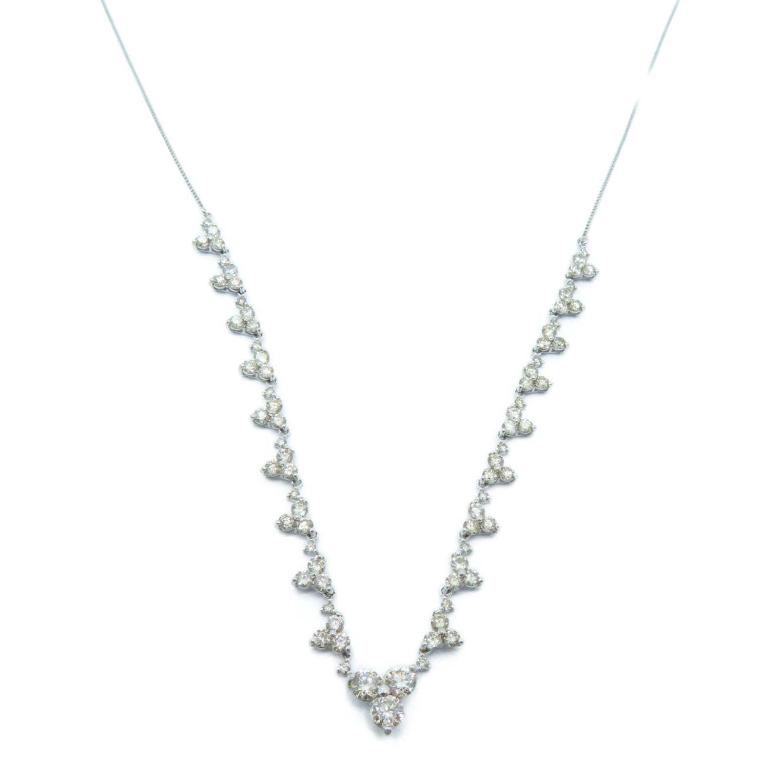 JEWELRY 【激減優惠】18K白金Diamond Necklace 1.830ct鑽石項鍊