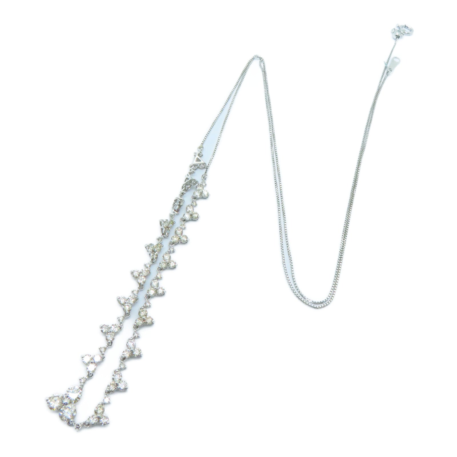 JEWELRY 【激減優惠】18K白金Diamond Necklace 1.830ct鑽石項鍊