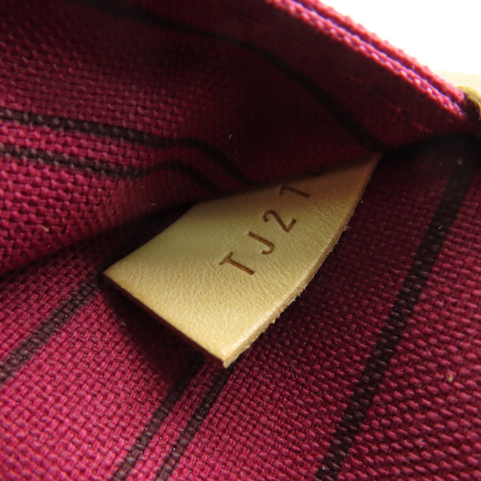LOUIS VUITTON Monogram Neverfull MM金扣手挽袋棕色