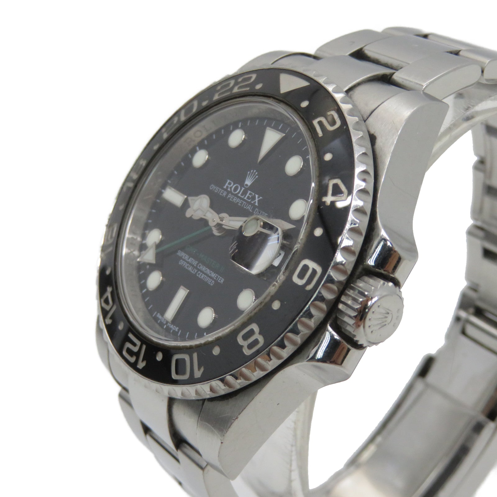 ROLEX 【激减优惠】GMT MasterⅡ(2008)不锈钢手表自动机芯黑色