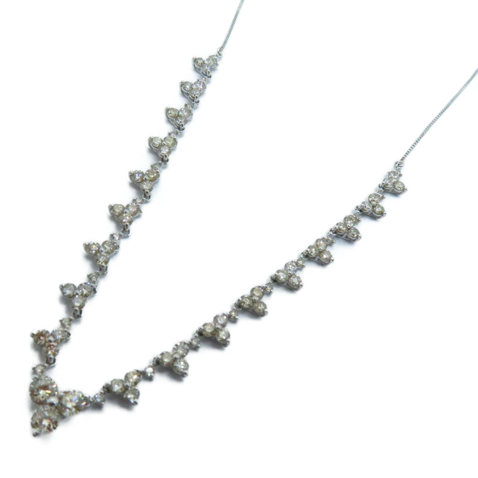 JEWELRY 【激減優惠】18K白金Diamond Necklace 1.830ct鑽石項鍊