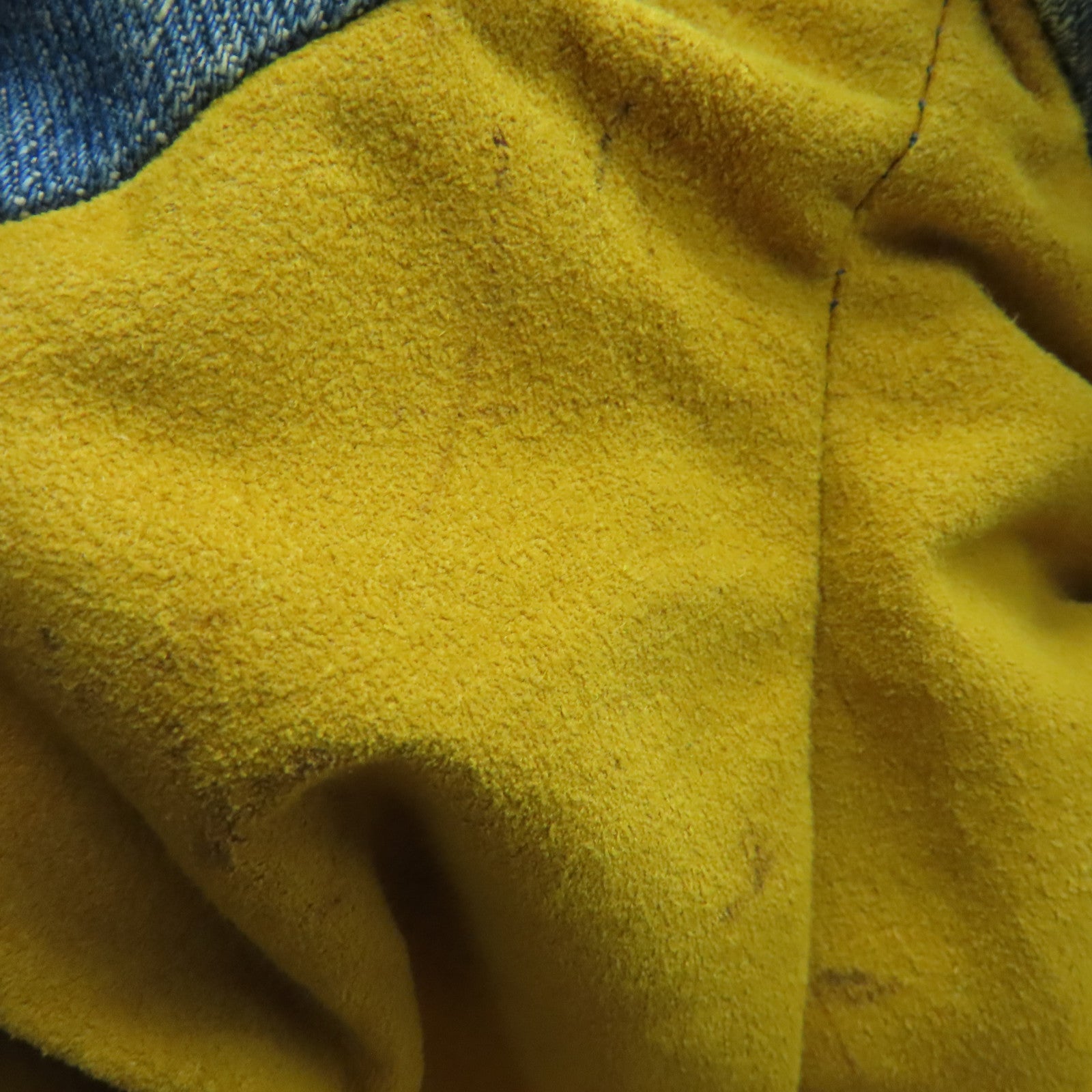 LOUIS VUITTON Monogram Denim Pleaty金扣手挽袋蓝色
