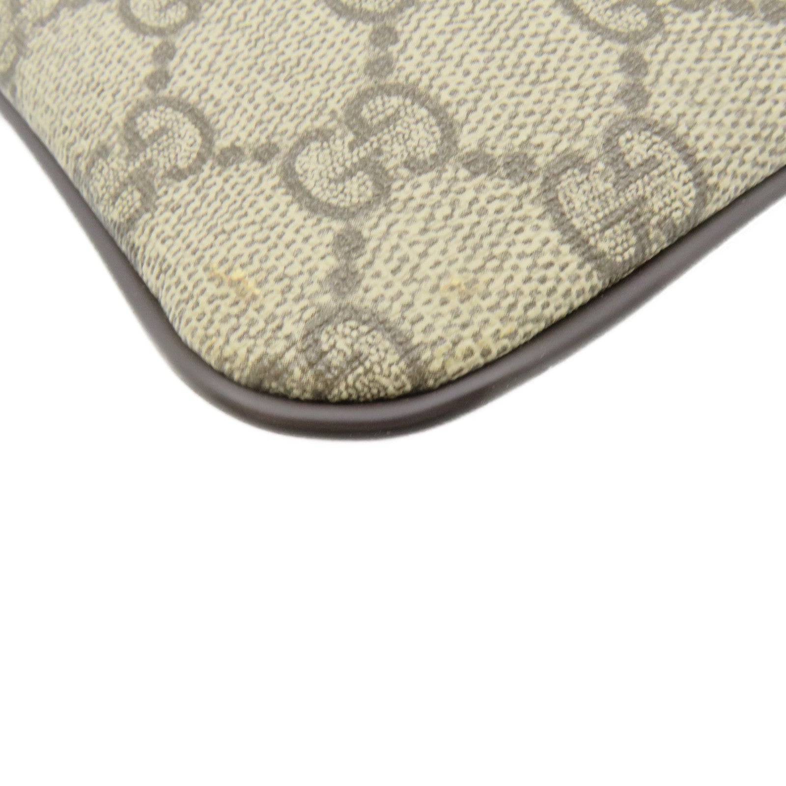 GUCCI 塗層帆布Shoulder Bag啡色