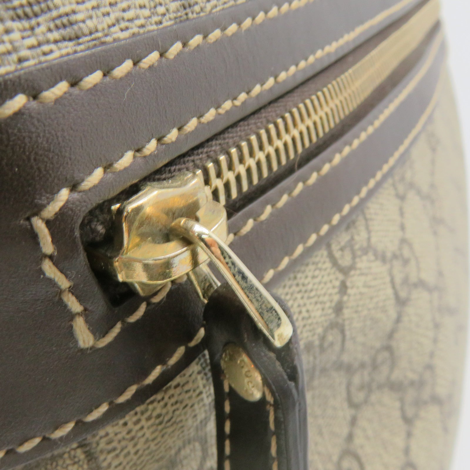 GUCCI 塗層帆布Shoulder Bag啡色