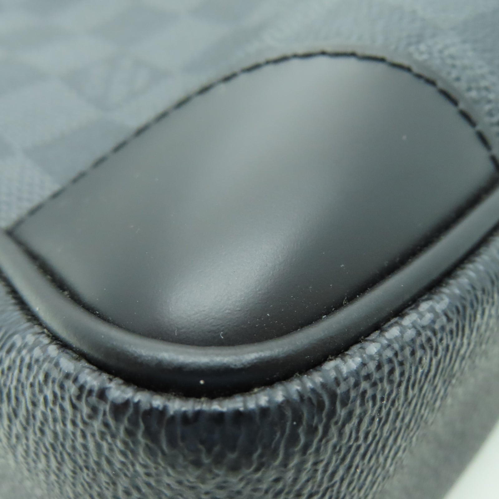 LOUIS VUITTON Damier Graphite Porte-Documents Voya銀扣公事包黑色