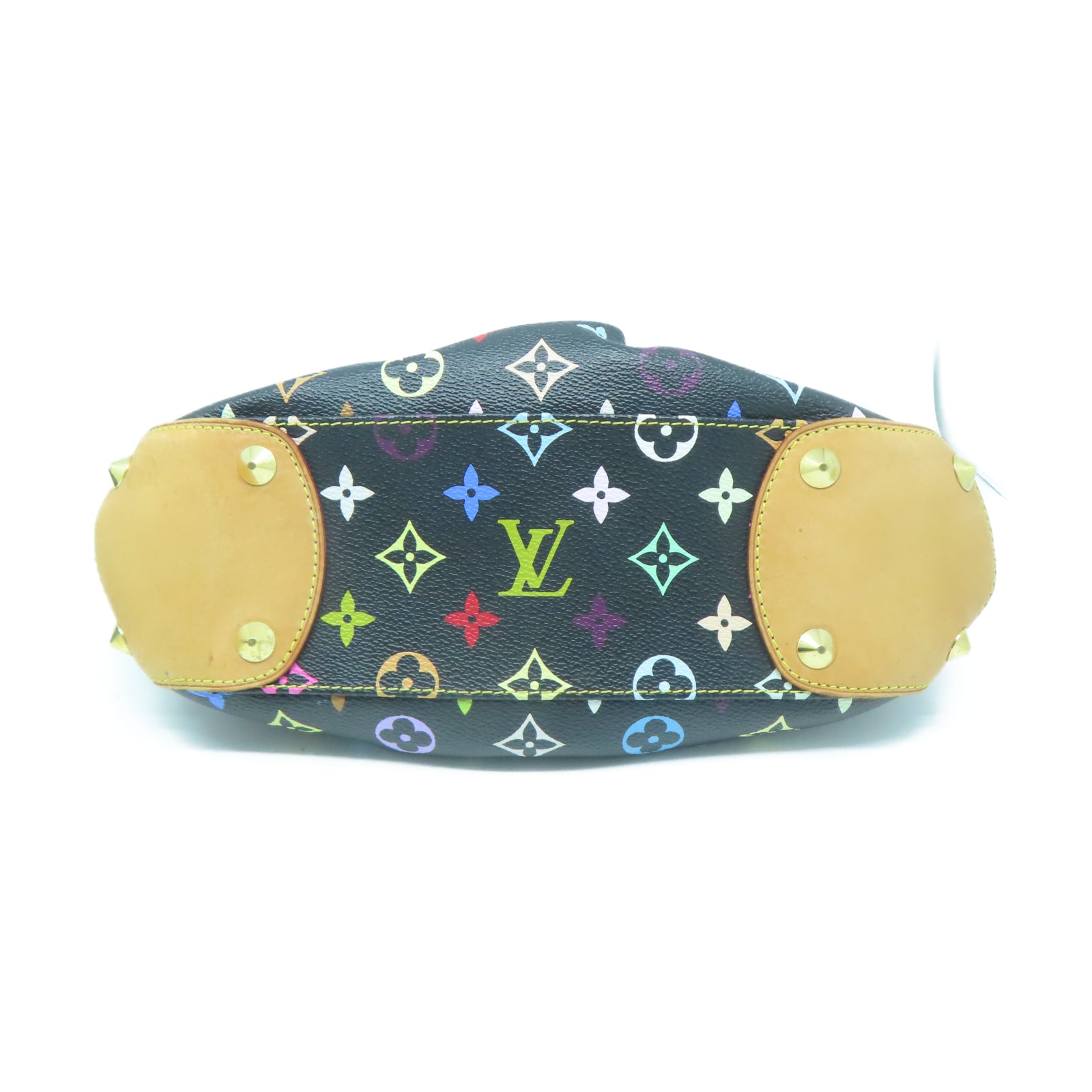 LOUIS VUITTON Monogram Multicolore  Judy MM金扣手挽肩背兩用袋黑色/多色