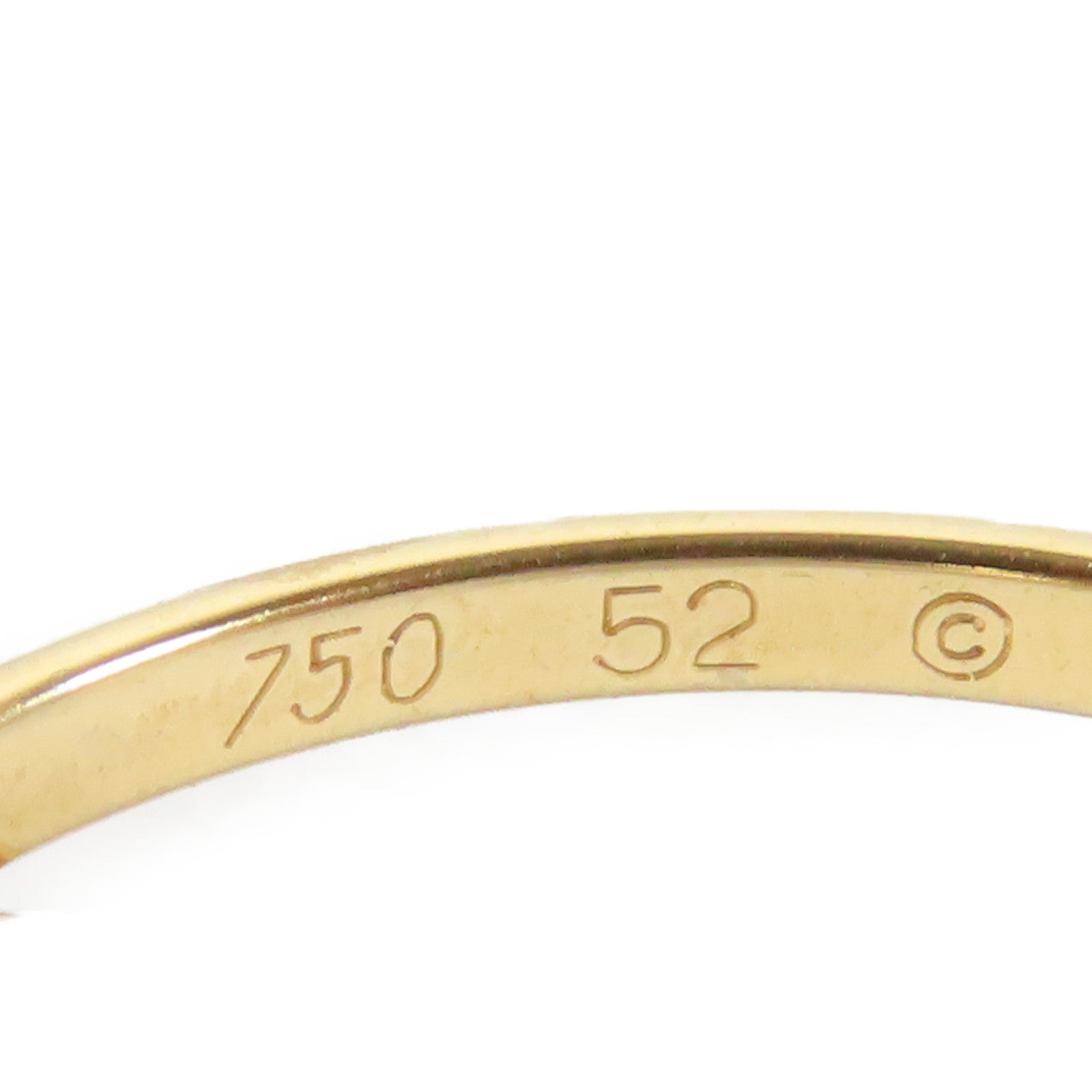 CARTIER 18K玫瑰金/18K黃金/18K白金Mini Trinity Ring戒指US#6