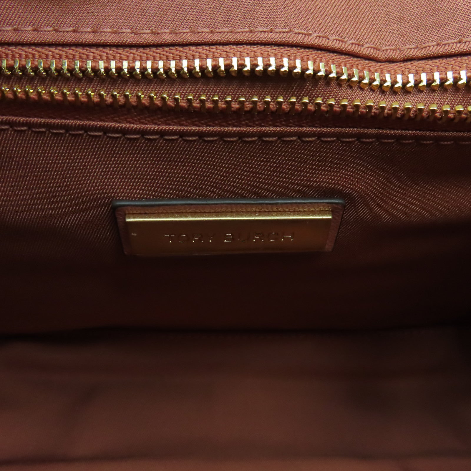 Tory Burch 牛皮皮革Chain Shoulder金扣鏈帶肩背袋粉紅色