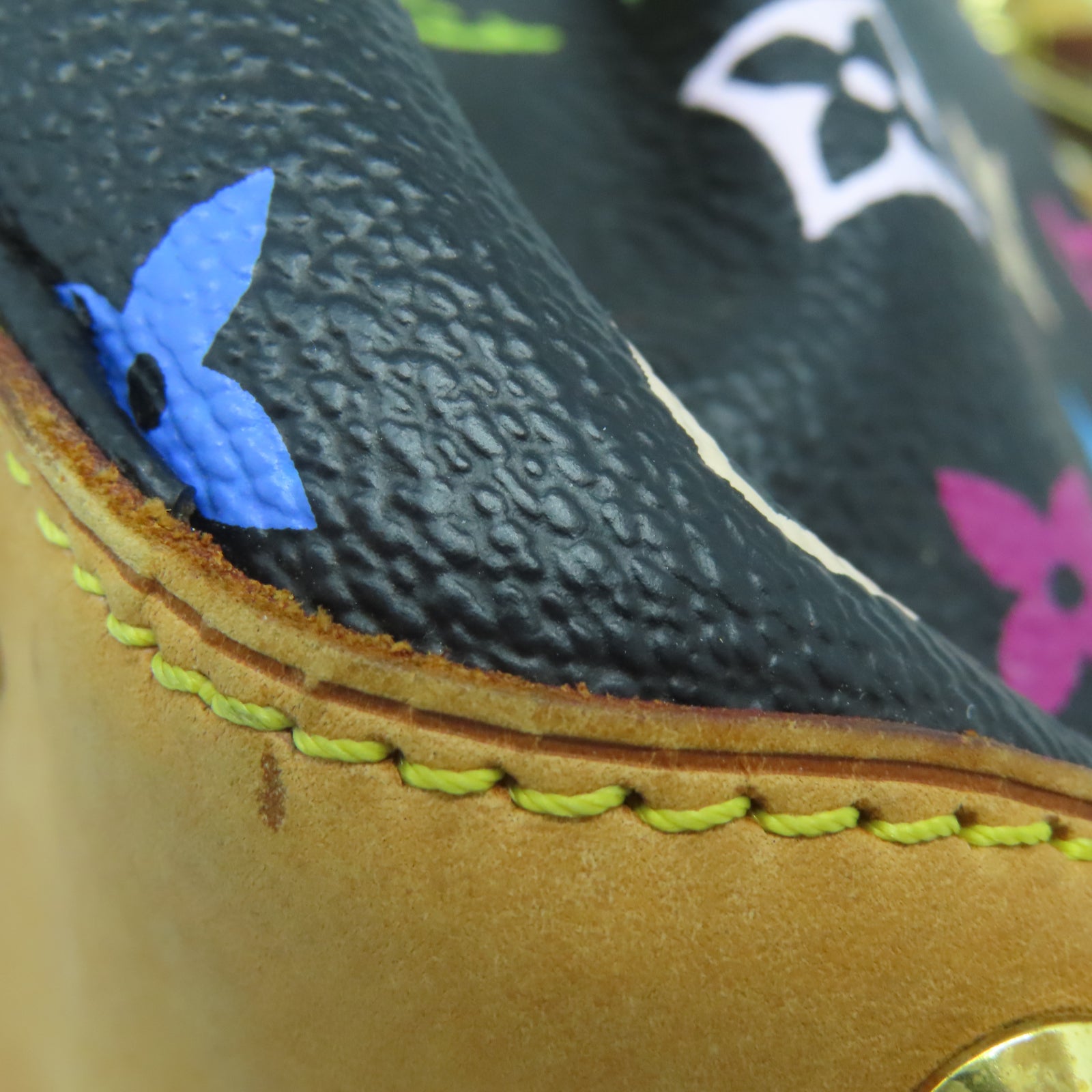 LOUIS VUITTON Monogram Multicolore  Judy MM金扣手挽肩背兩用袋黑色/多色