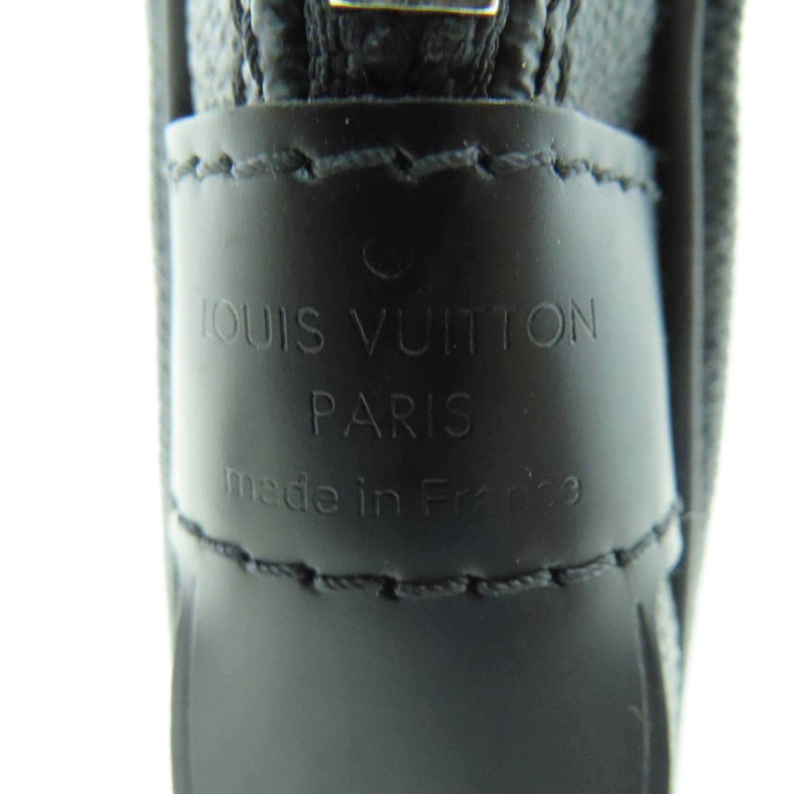 LOUIS VUITTON Damier Graphite Porte-Documents Voya銀扣公事包黑色