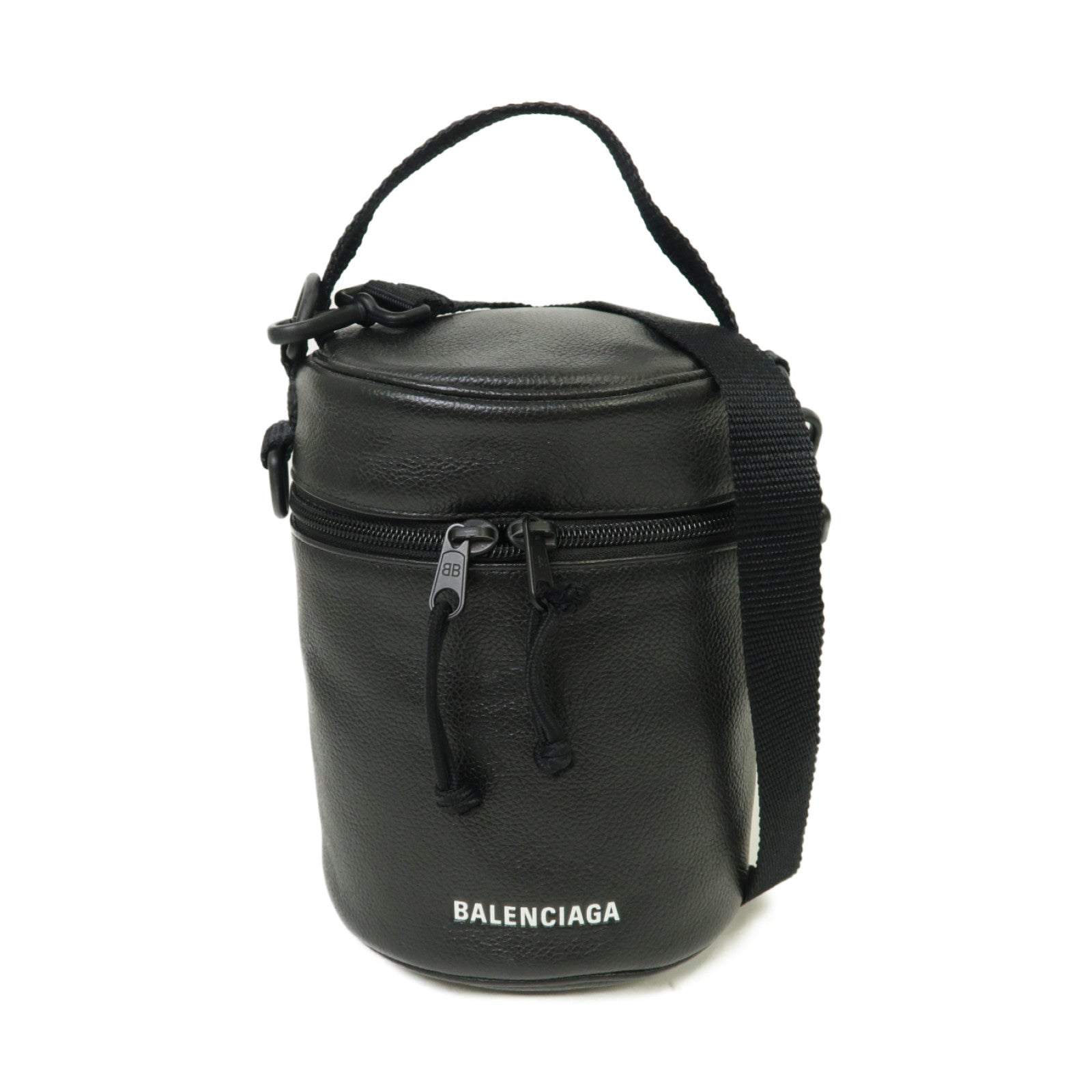 BALENCIAGA 牛皮皮革2way Shoulder Bag手挽肩背兩用袋黒色