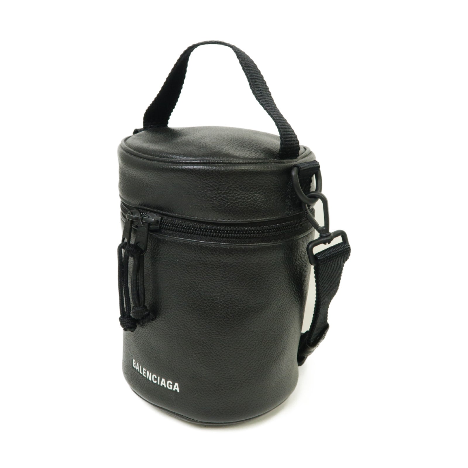 BALENCIAGA 牛皮皮革2way Shoulder Bag手挽肩背兩用袋黒色