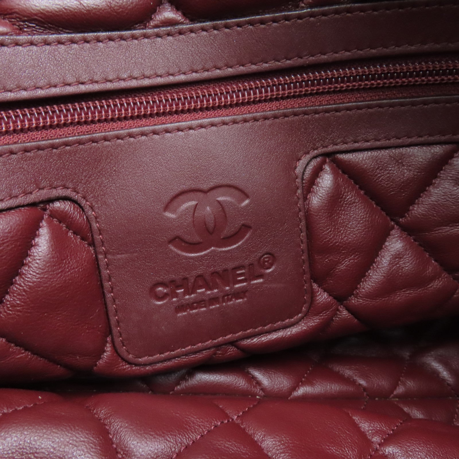 CHANEL 牛皮皮革Tote Bag银扣手挽袋黑色