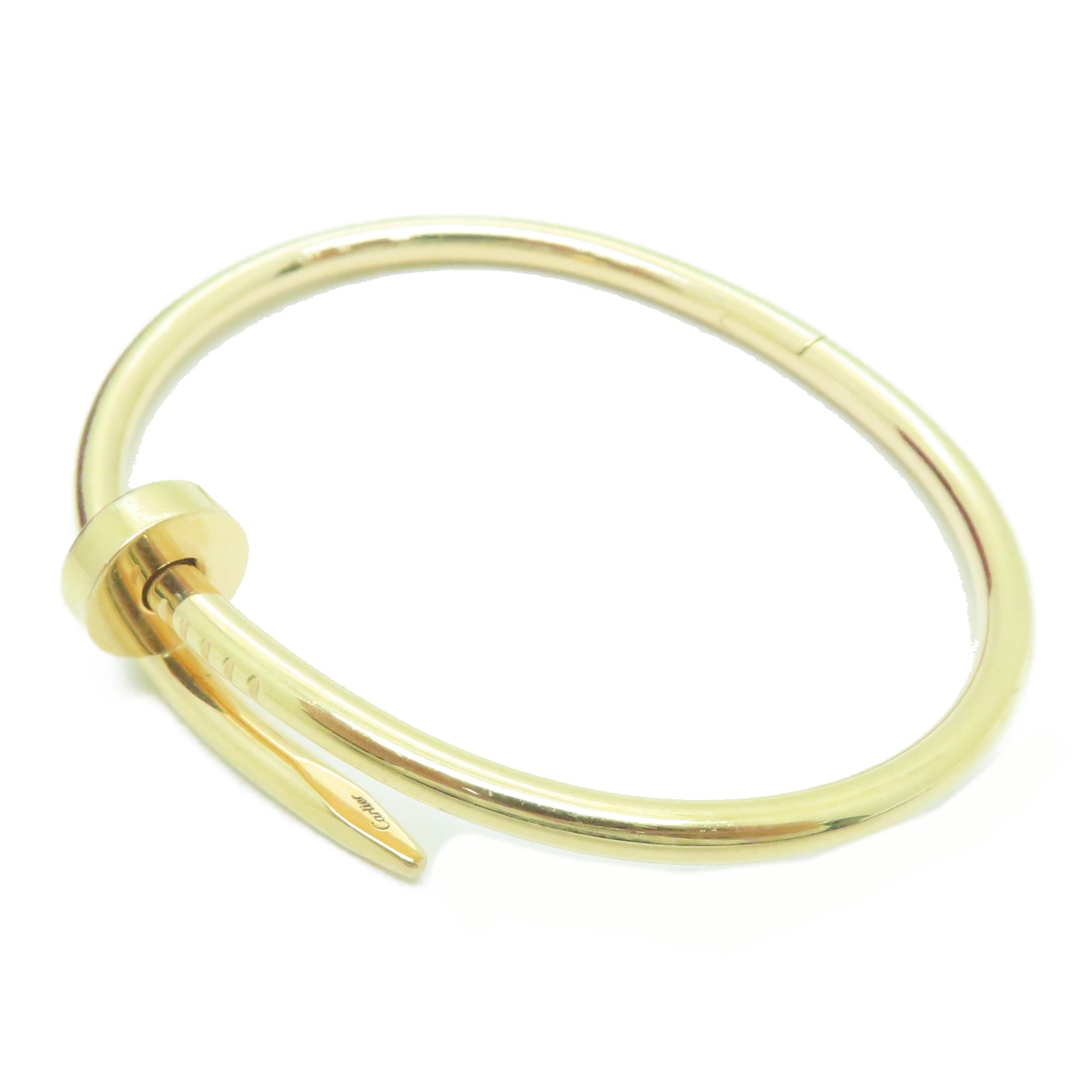 CARTIER 【激減優惠】18K黃金Juste Un Clou手環