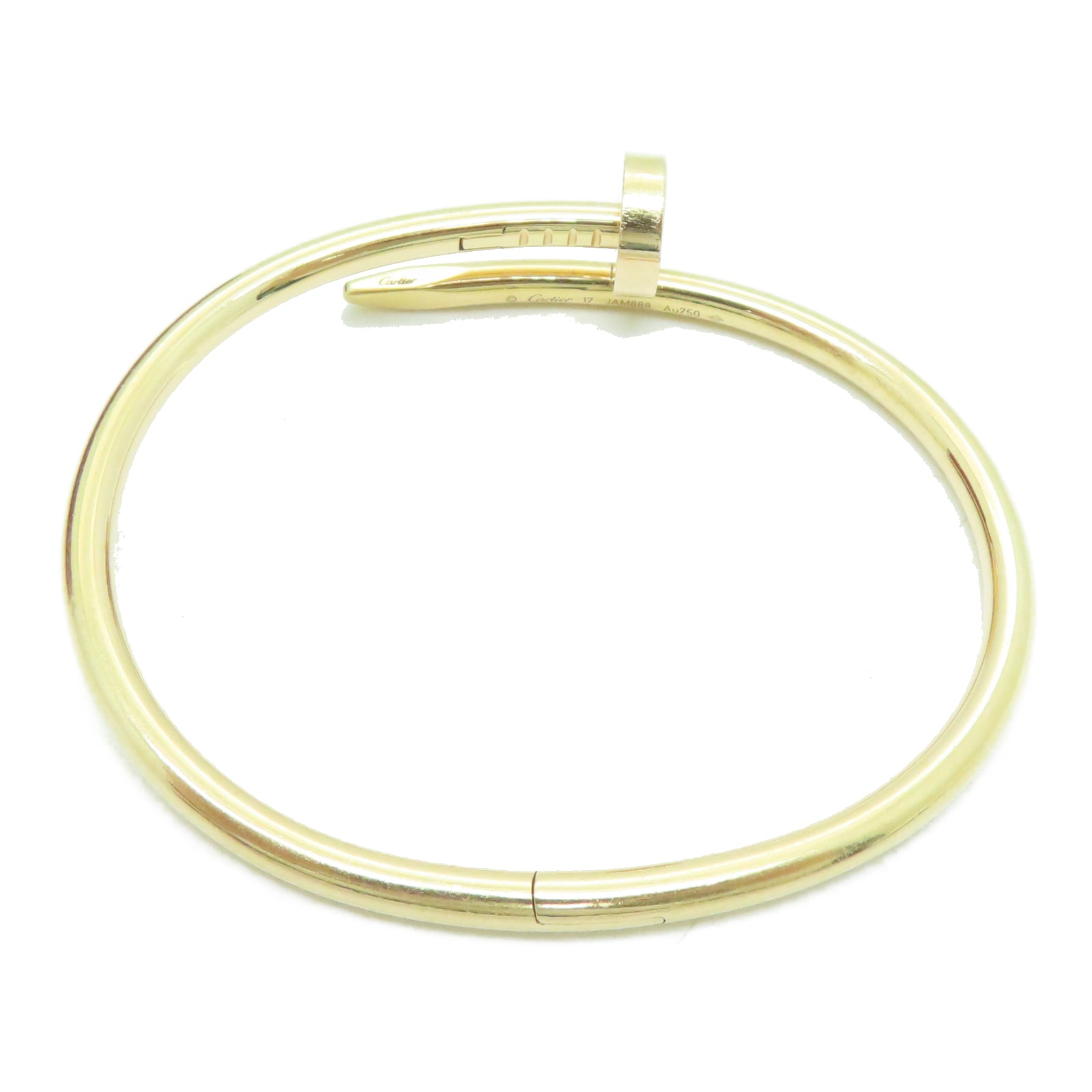 CARTIER 【激減優惠】18K黃金Juste Un Clou手環