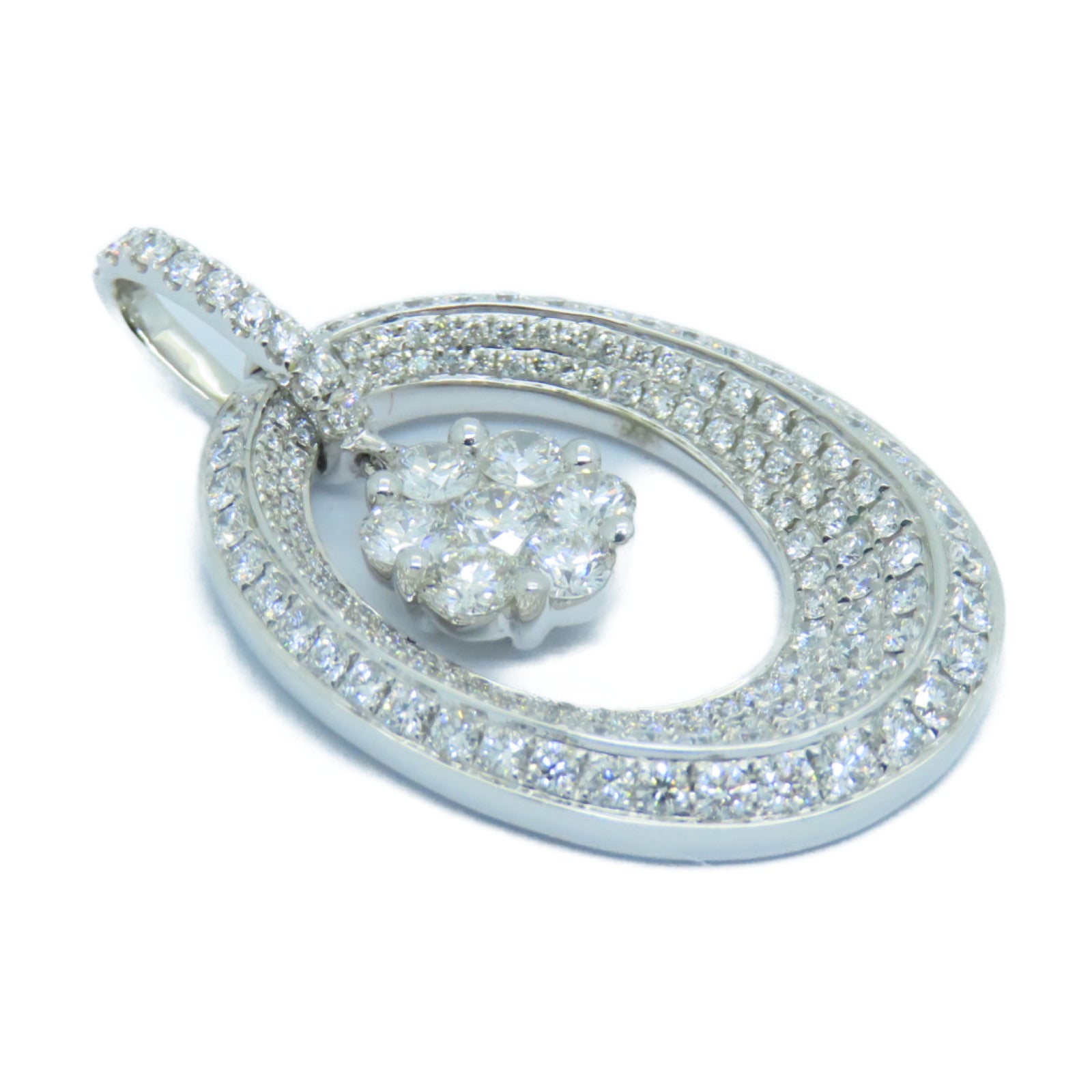 JEWELRY 【激減優惠】18K白金Diamond Pendant 2.12ct鑽石吊墜