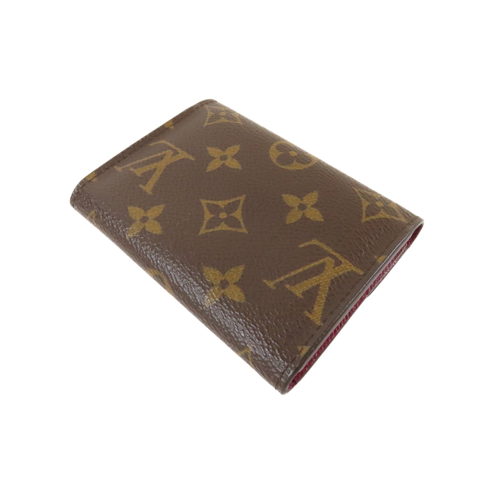 LOUIS VUITTON Monogram Rosalie Coin Purse金扣零錢包啡色/紅色
