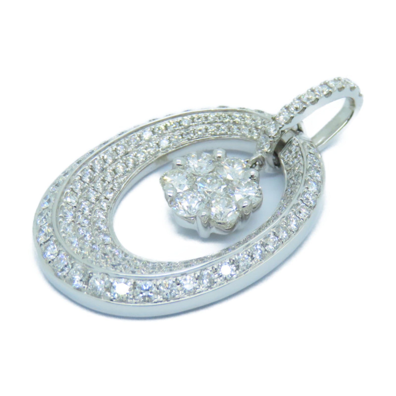 JEWELRY 【激減優惠】18K白金Diamond Pendant 2.12ct鑽石吊墜