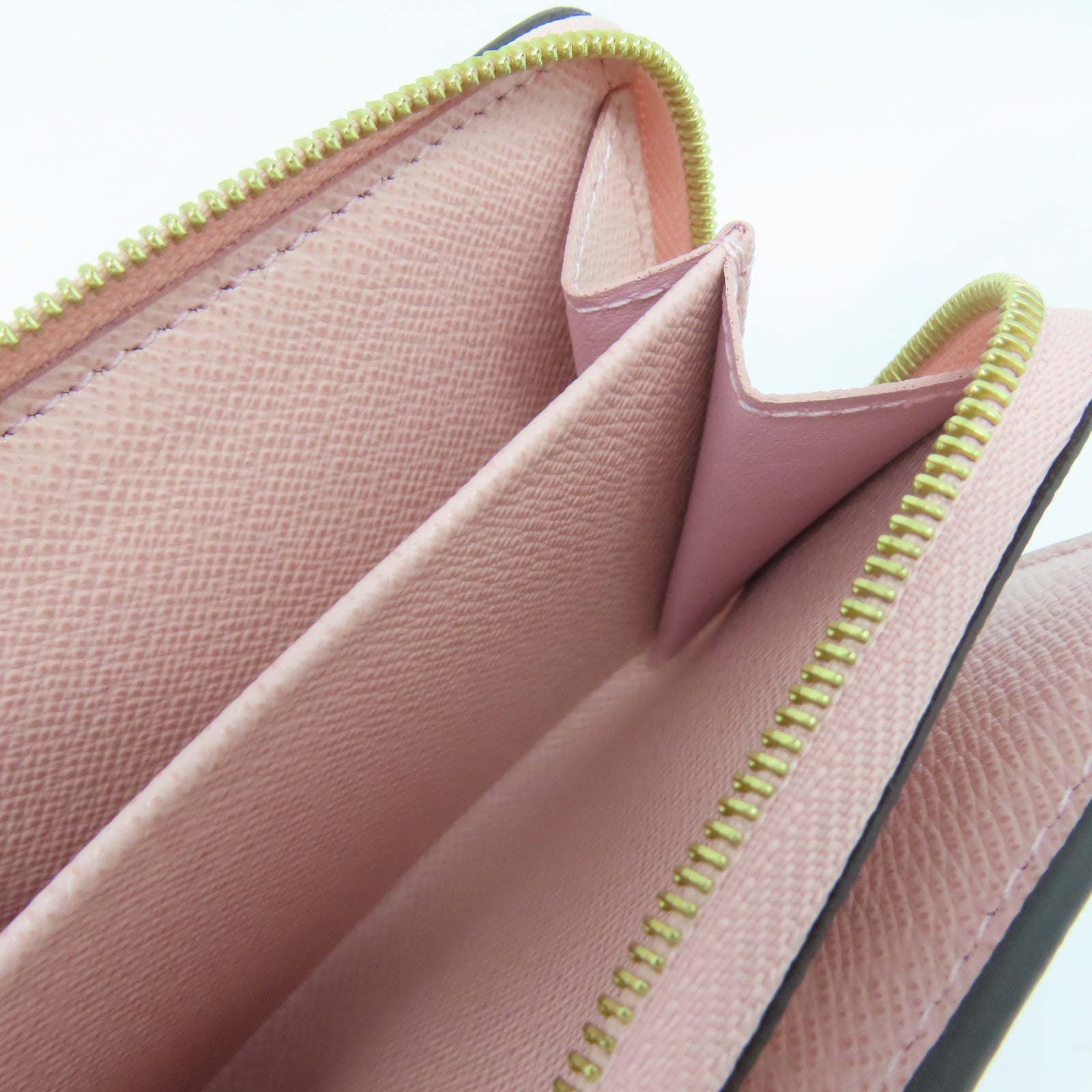LOUIS VUITTON Monogram Lou Wallet金扣錢包啡色/粉紅色