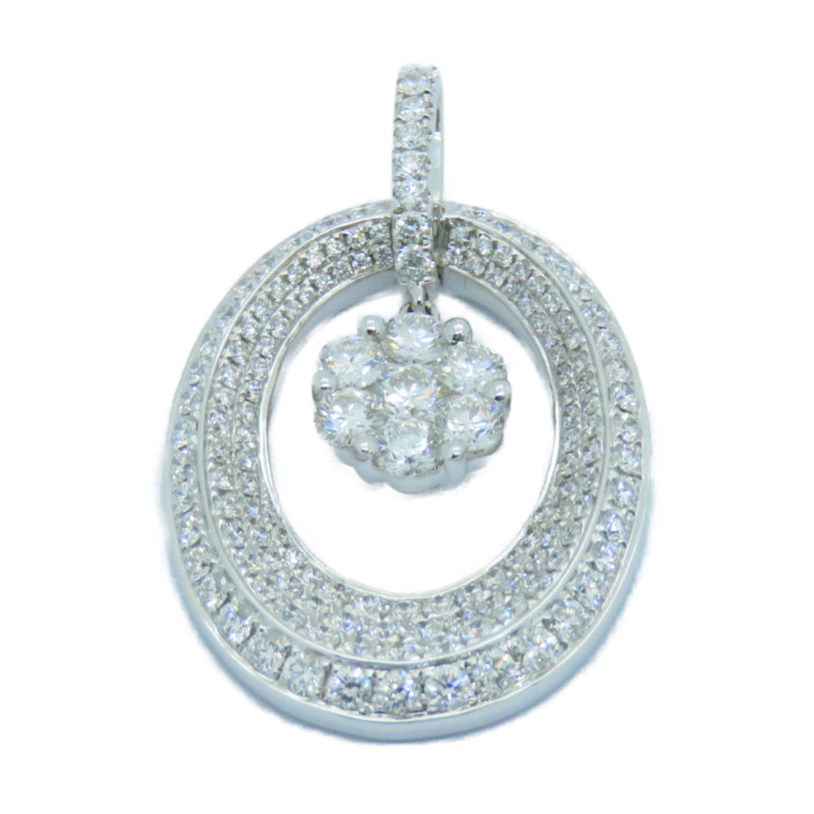 JEWELRY 【激減優惠】18K白金Diamond Pendant 2.12ct鑽石吊墜