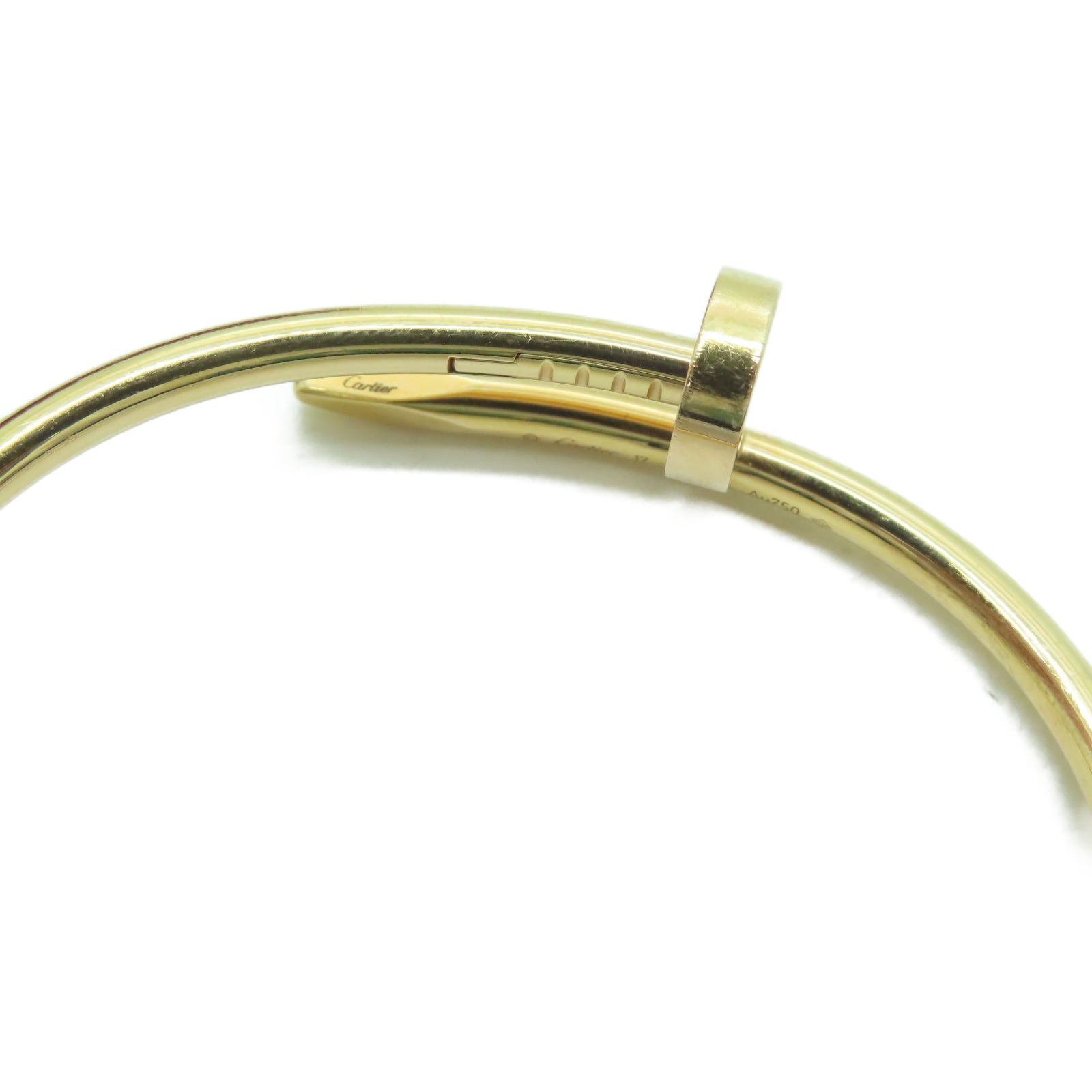 CARTIER 【激減優惠】18K黃金Juste Un Clou手環