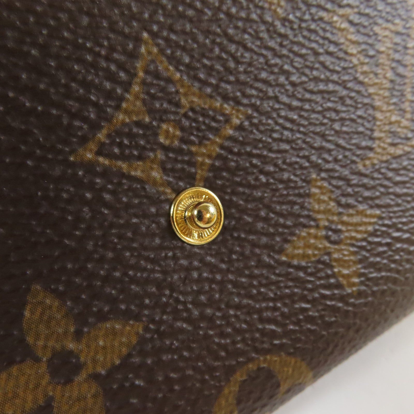 LOUIS VUITTON Monogram Rosalie Coin Purse金扣零錢包啡色/紅色