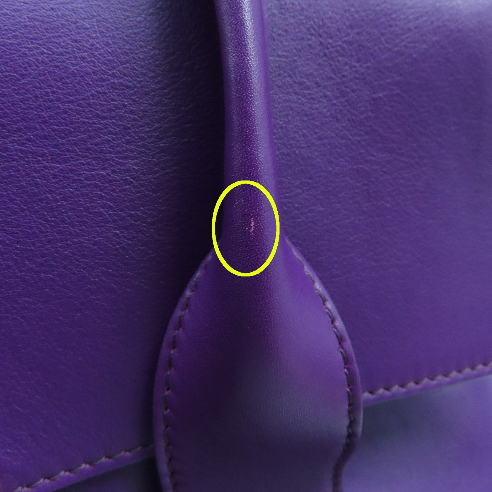 Salvatore Ferragamo 牛皮皮革Shoulder Bag金扣手挽肩背兩用袋紫色