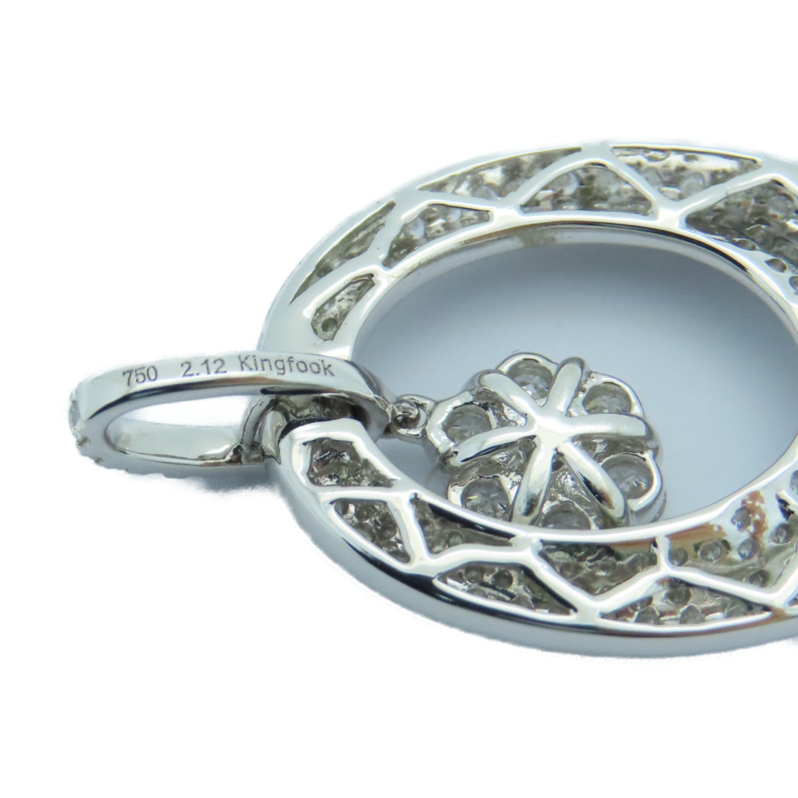 JEWELRY 【激減優惠】18K白金Diamond Pendant 2.12ct鑽石吊墜