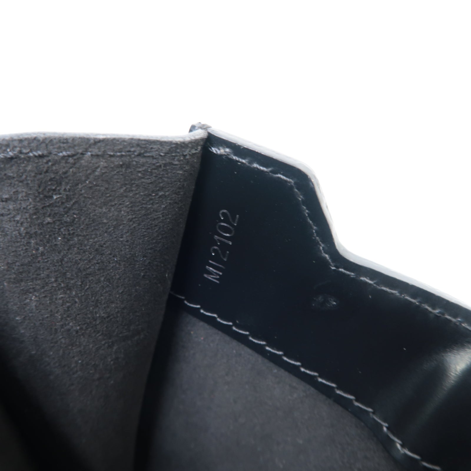 LOUIS VUITTON Epi Sevigne PM銀扣手挽肩背兩用袋黑色