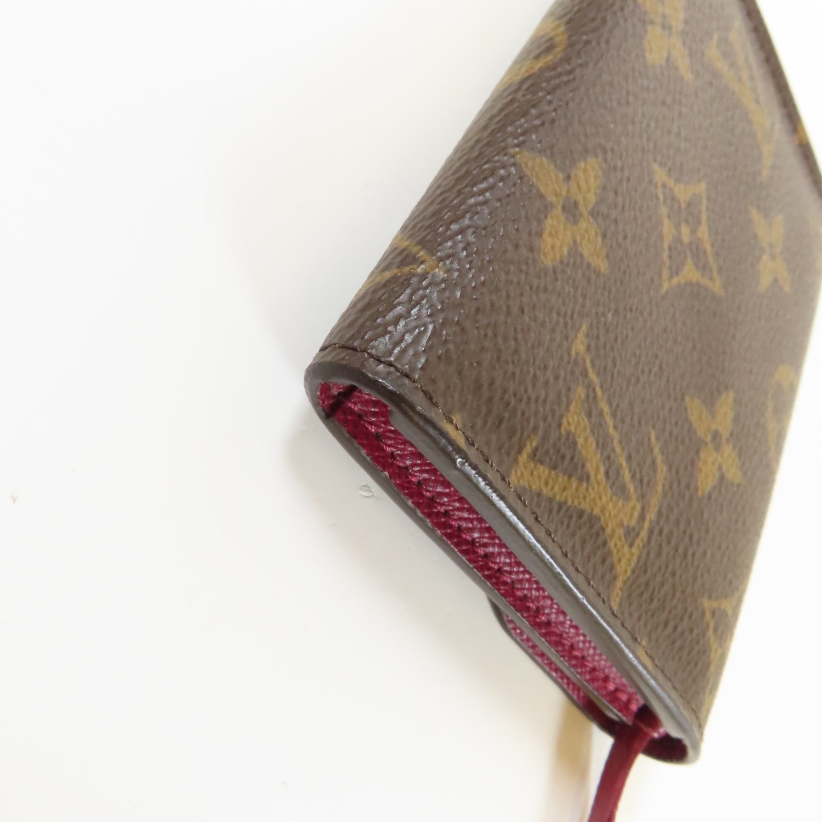 LOUIS VUITTON Monogram Rosalie Coin Purse金扣零錢包啡色/紅色