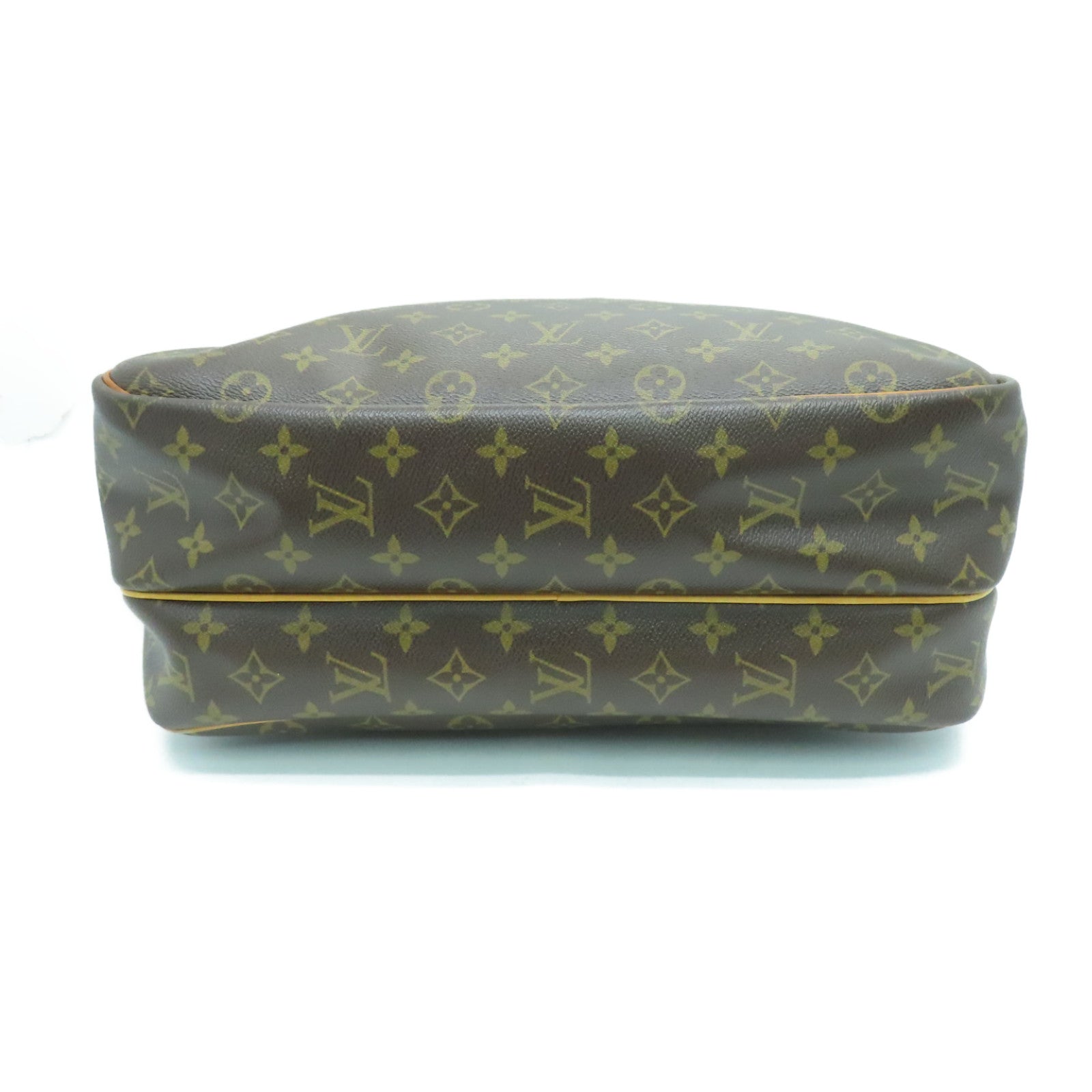 LOUIS VUITTON Monogram Reporter GM金扣肩背袋啡色