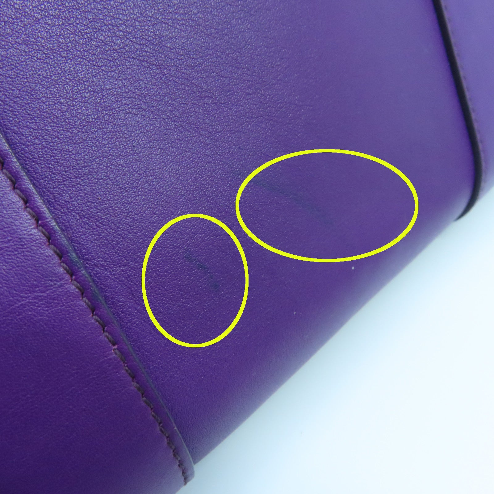 Salvatore Ferragamo 牛皮皮革Shoulder Bag金扣手挽肩背兩用袋紫色