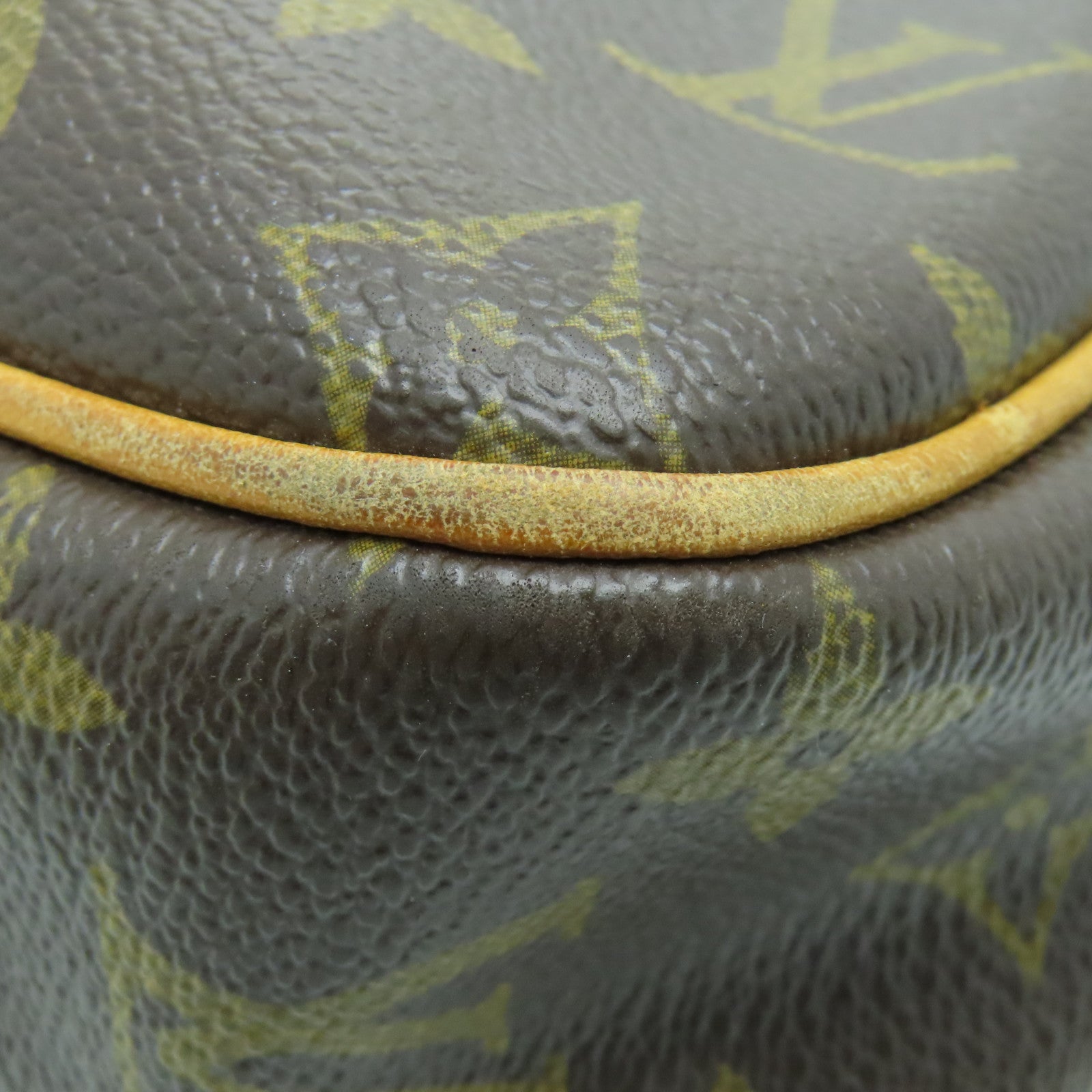 LOUIS VUITTON Monogram Reporter GM金扣肩背袋啡色