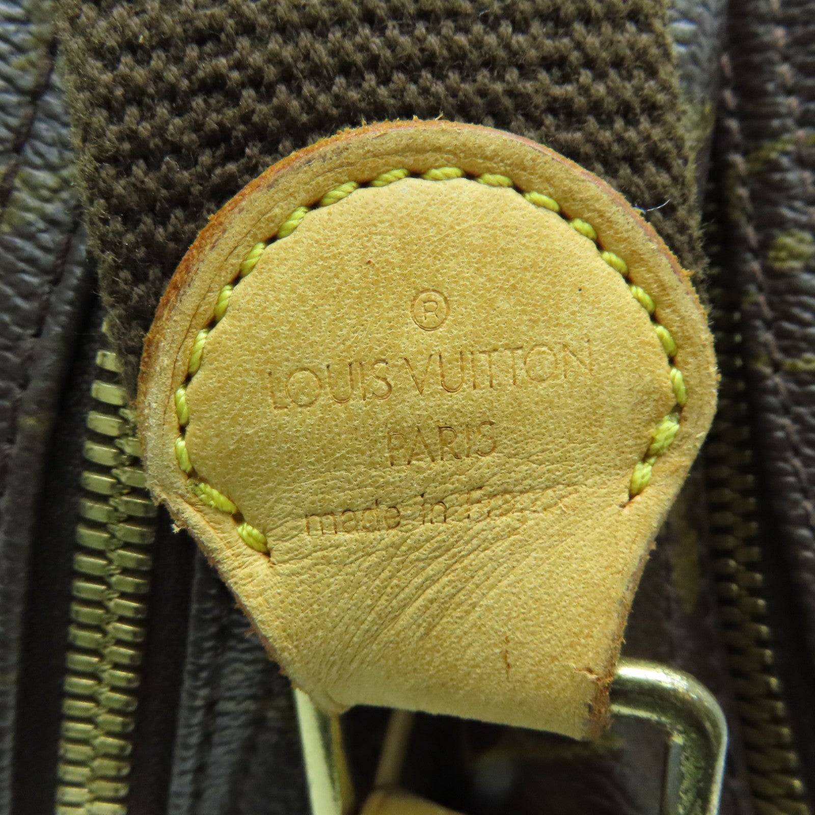 LOUIS VUITTON Monogram Reporter GM金扣肩背袋啡色