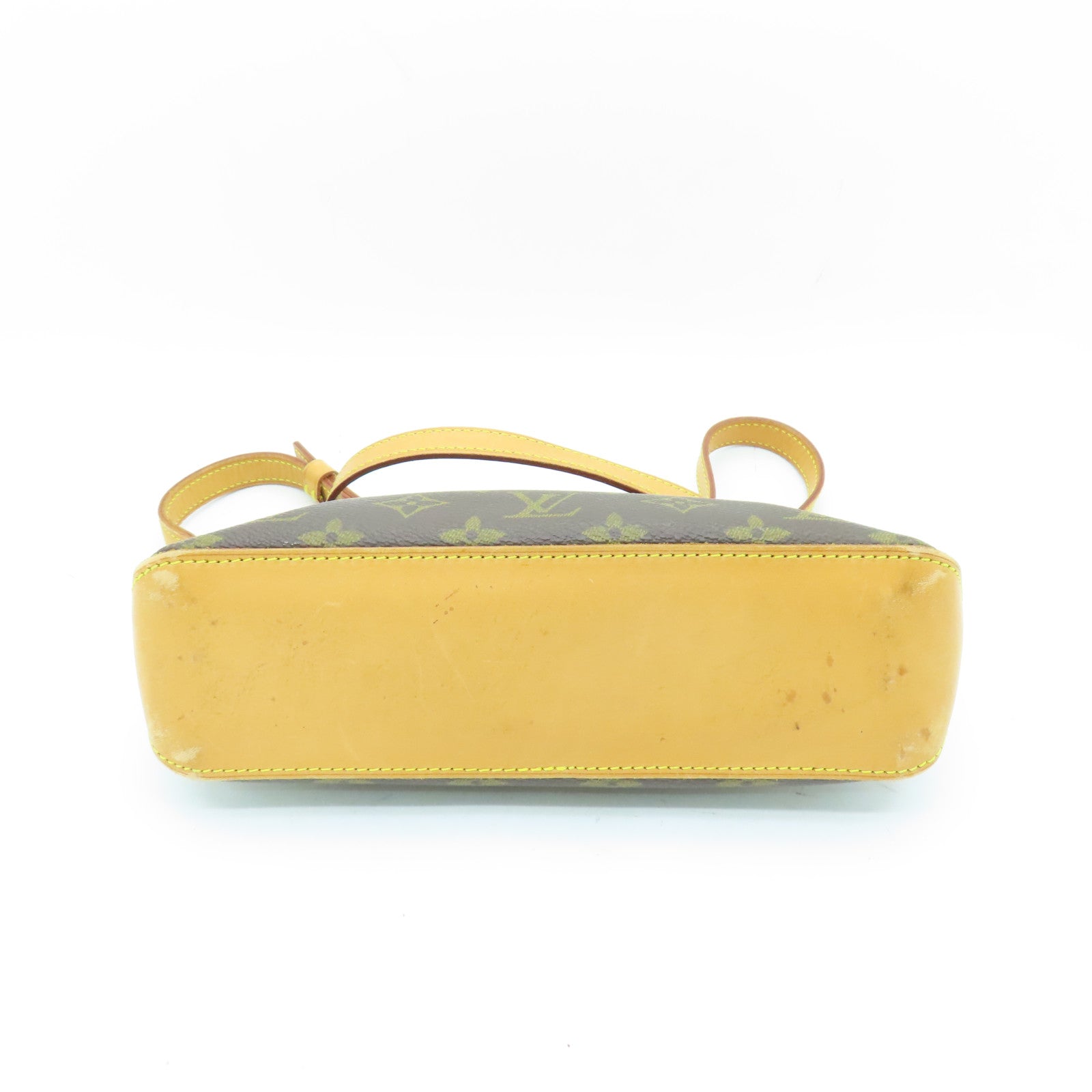 LOUIS VUITTON Monogram Trotteur金扣肩背袋啡色