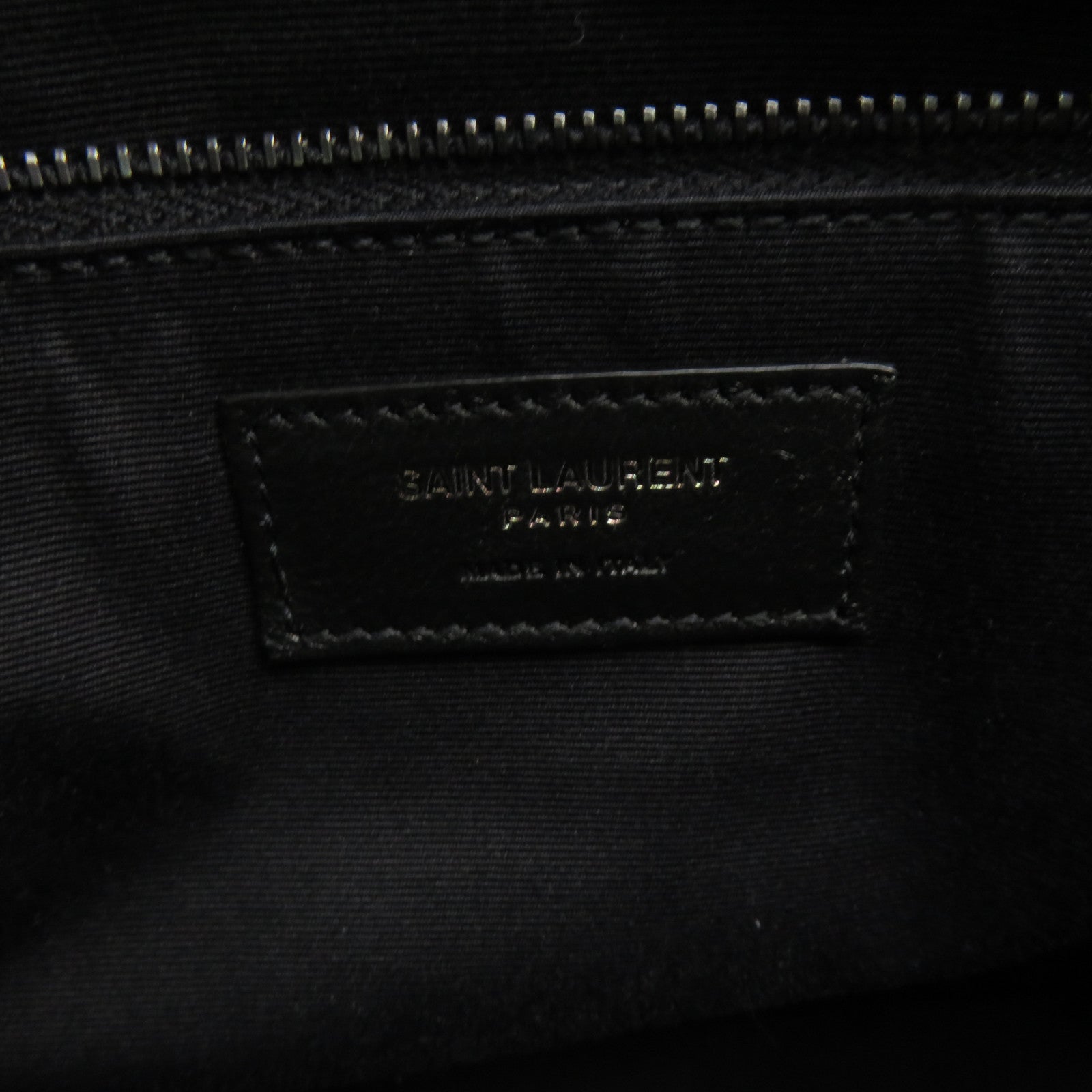 SAINT LAURENT 牛皮皮革Niki Shoulder Bag鏈帶肩背袋黑色