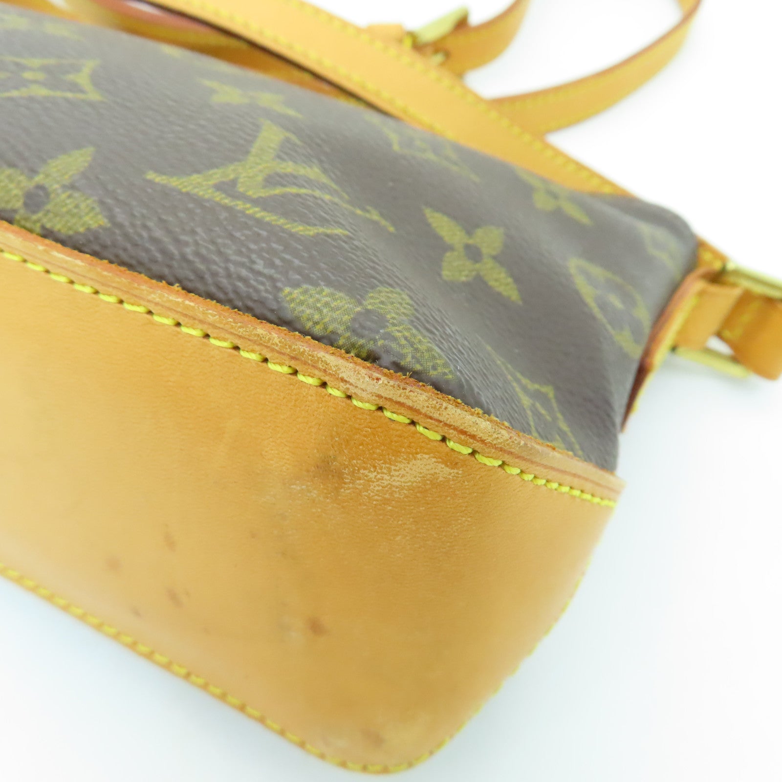 LOUIS VUITTON Monogram Trotteur金扣肩背袋啡色