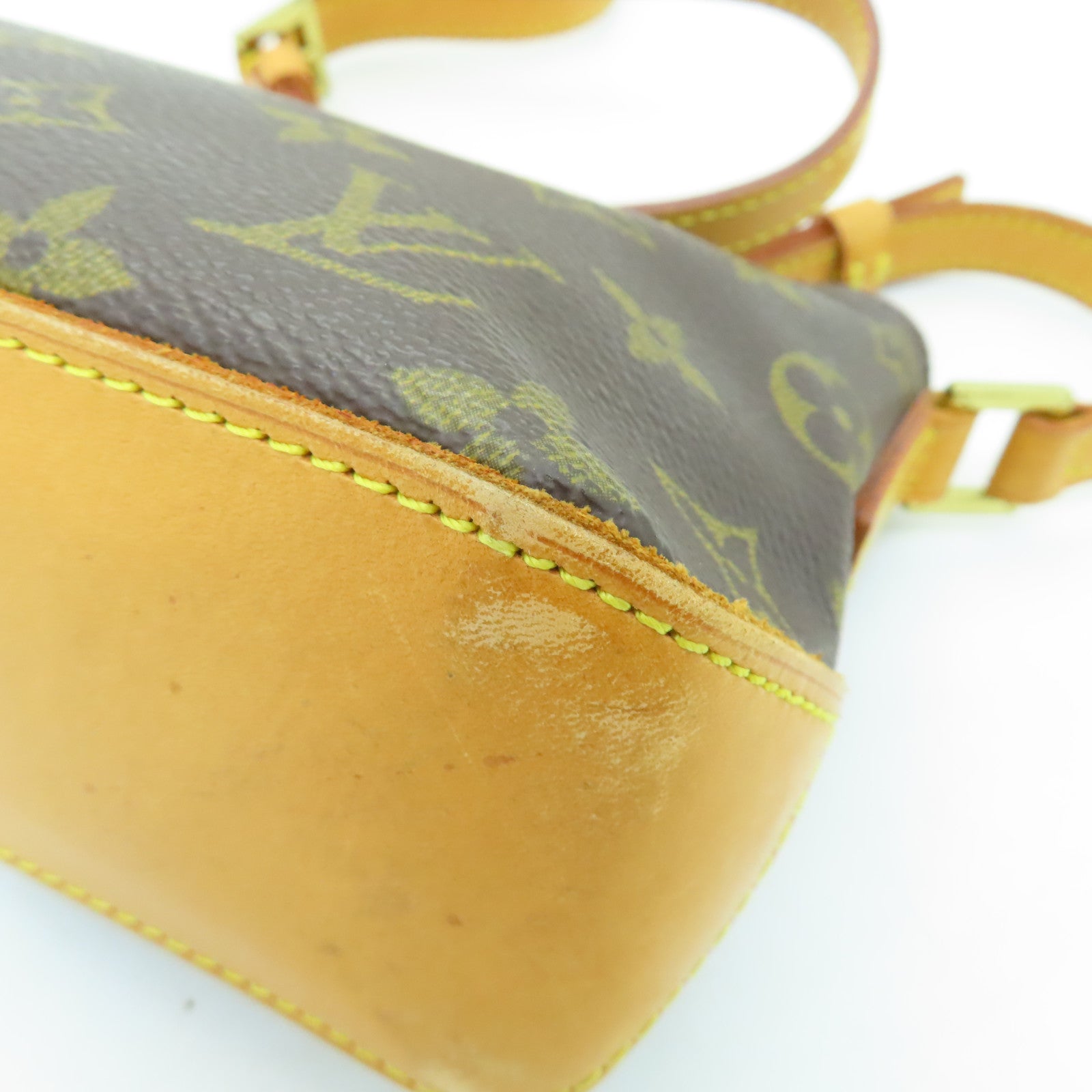 LOUIS VUITTON Monogram Trotteur金扣肩背袋啡色