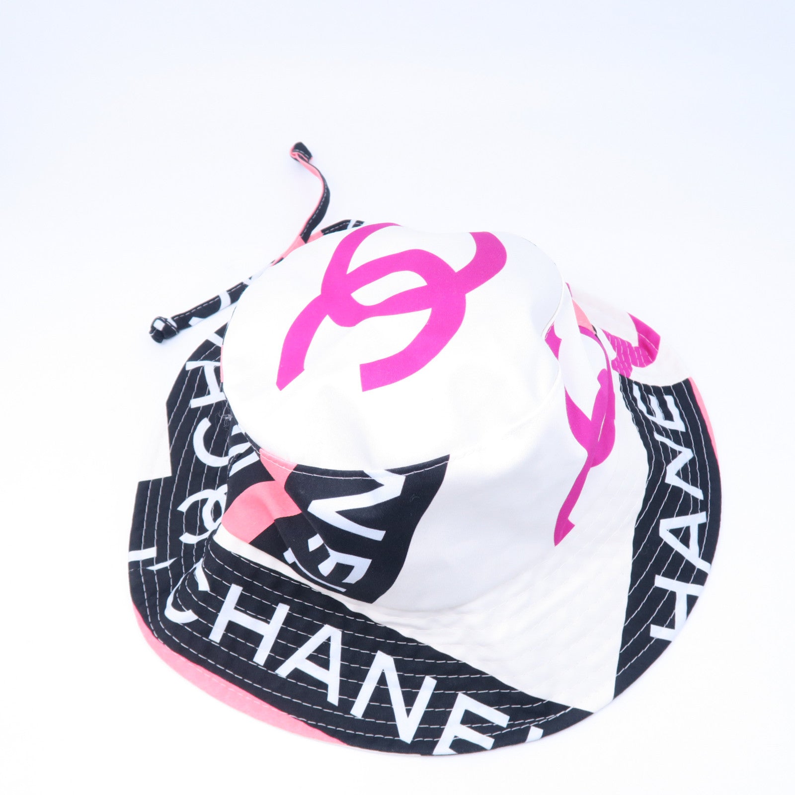 CHANEL 【激減優惠】帆布Hat漁夫帽白色/黑色/粉紅色