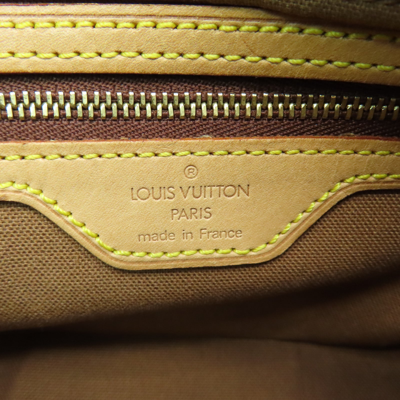LOUIS VUITTON Monogram Trotteur金扣肩背袋啡色