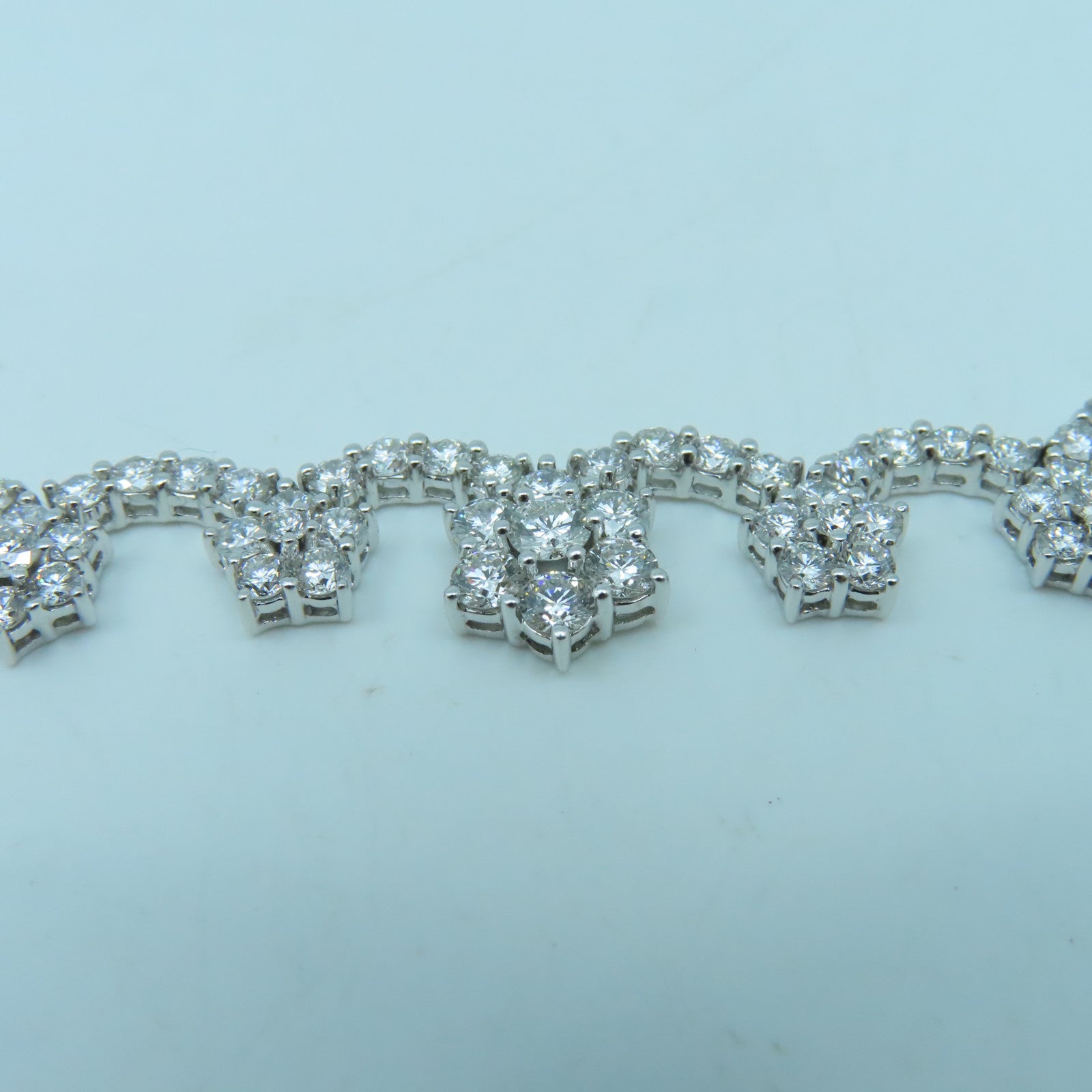 JEWELRY 18K白金Diamond 20.1g鑽石項鍊銀色
