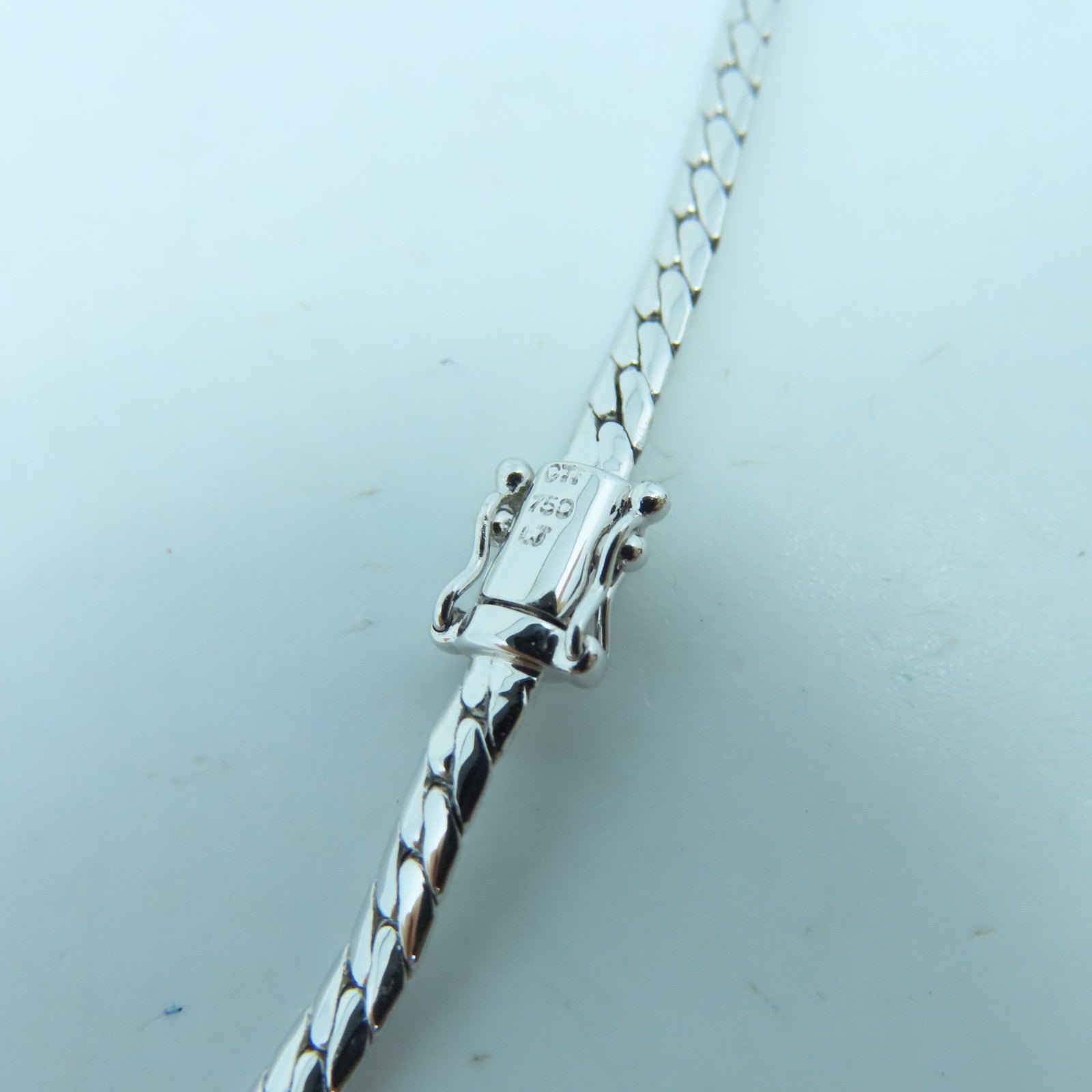 JEWELRY 18K白金Diamond 20.1g鑽石項鍊銀色