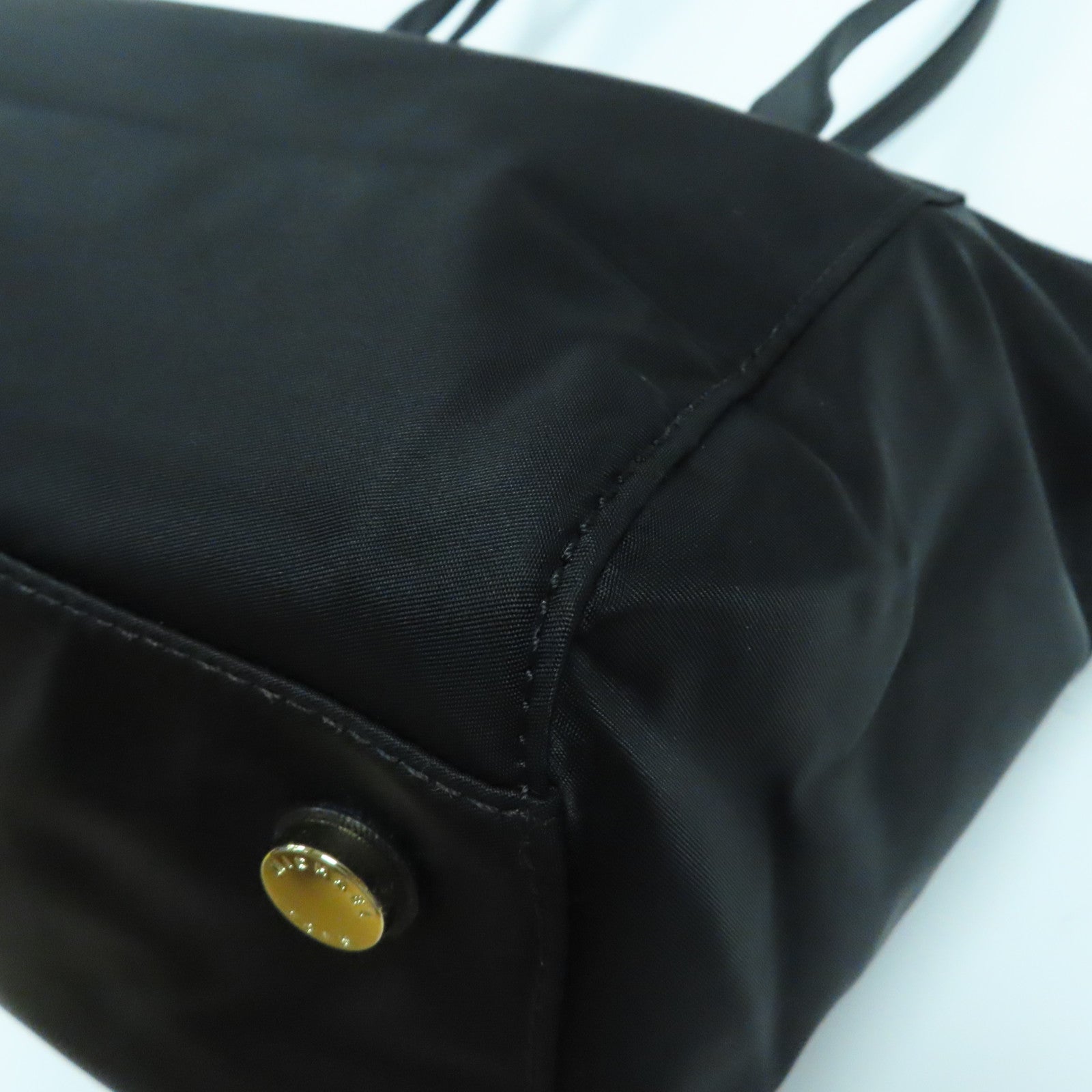 Michael Kors 尼龍Tote Bag金扣肩背袋黑色