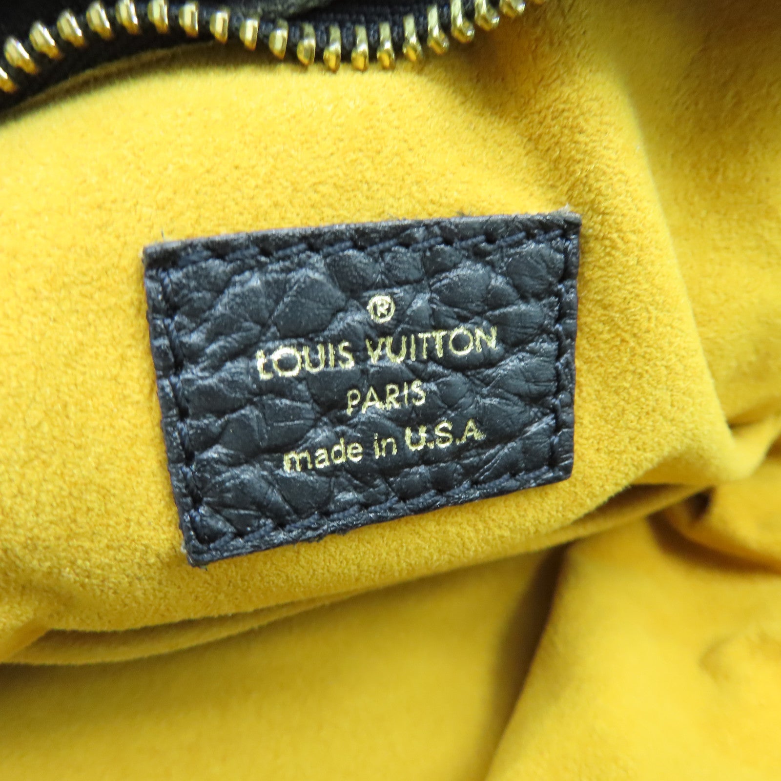 LOUIS VUITTON Monogram Denim Neo Cabby GM金扣手挽肩背兩用袋黑色