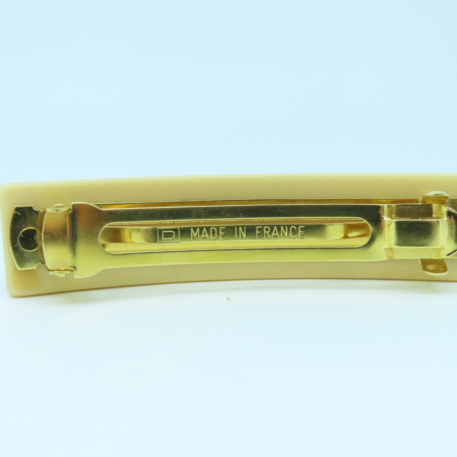 LOUIS VUITTON PVC Hair Clip金扣髮夾橙色/彩色