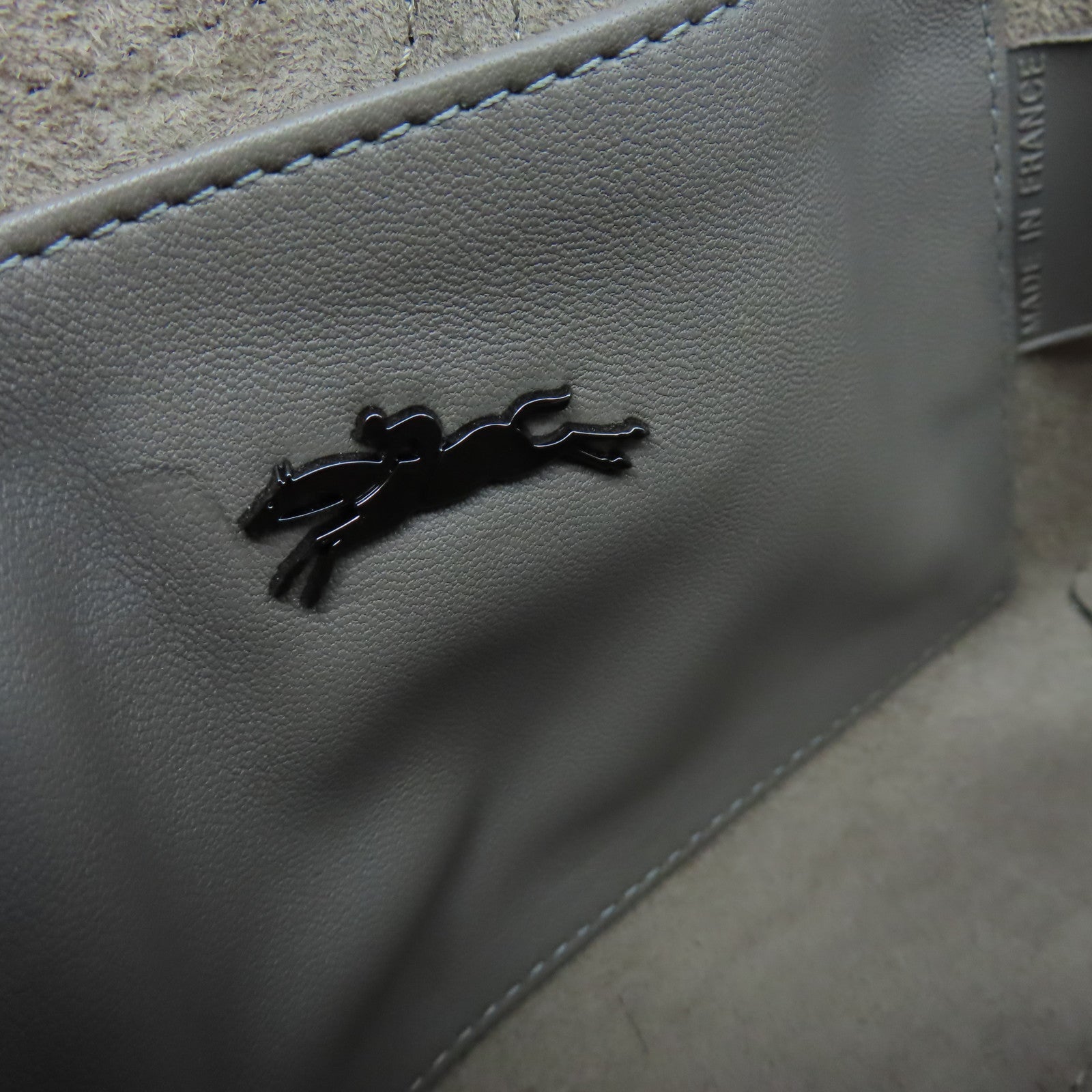 Longchamp 漆皮皮革2Way Shoulder Bag鏈帶手挽肩背兩用袋黑色