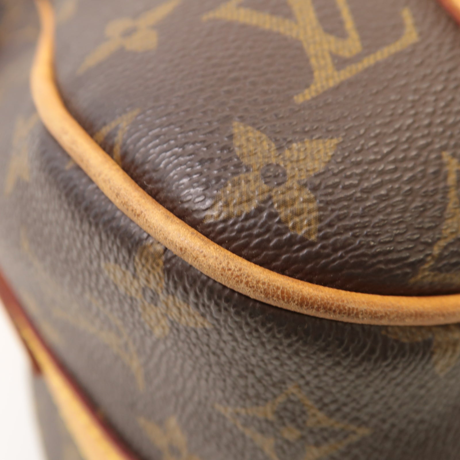 LOUIS VUITTON Monogram Stresa PM金扣肩背袋啡色