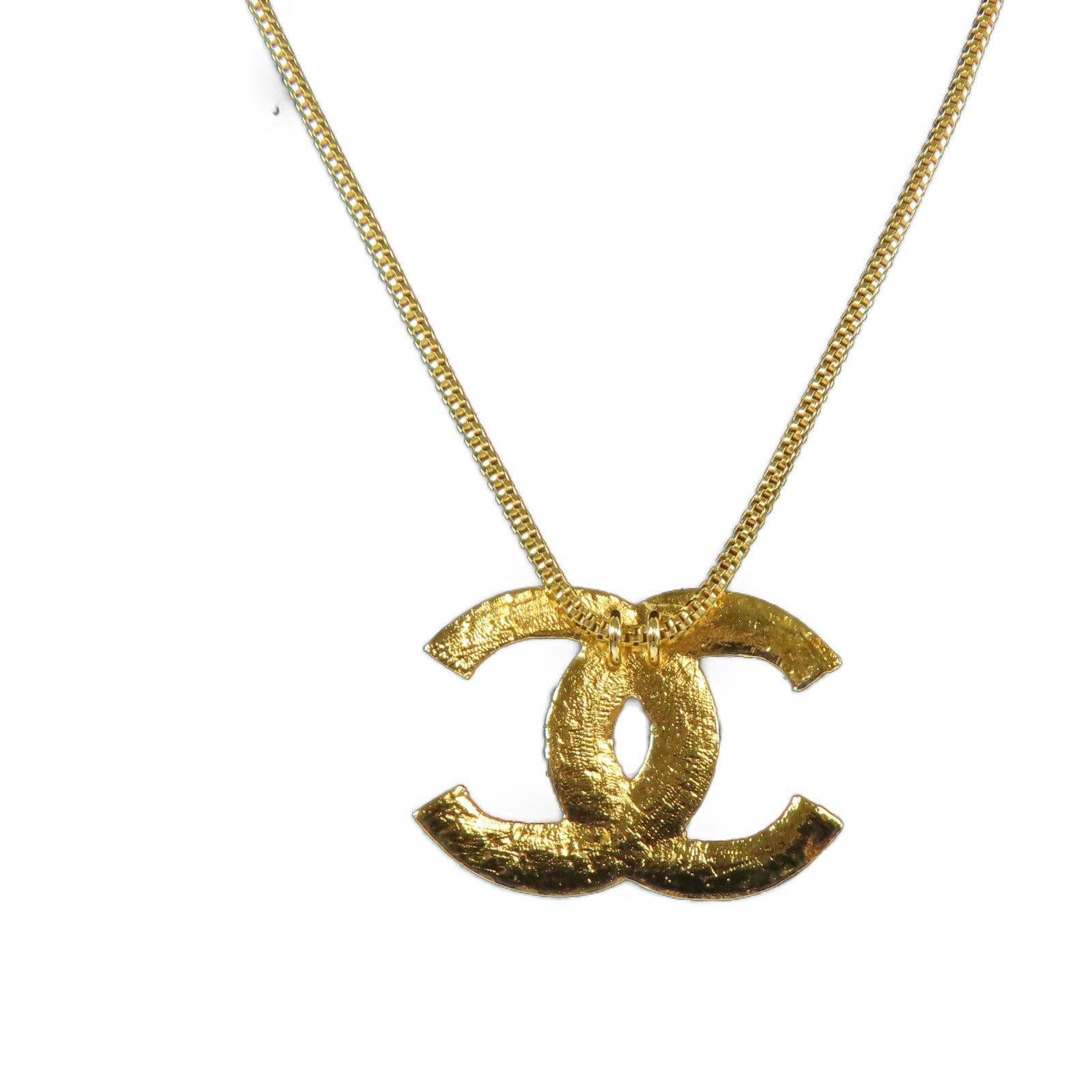 CHANEL 金屬Necklace項鍊金色/黑色