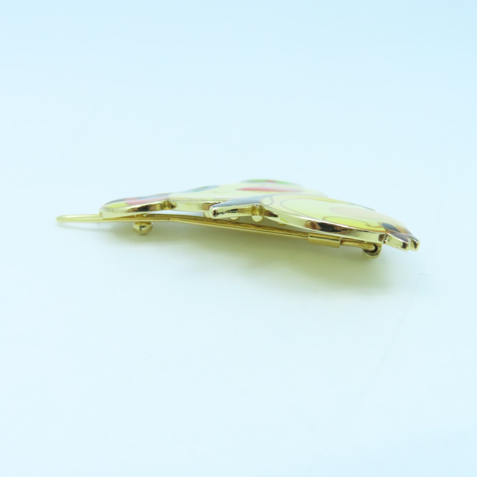 LOUIS VUITTON 金屬Hair Clip金扣髮夾金色/彩色